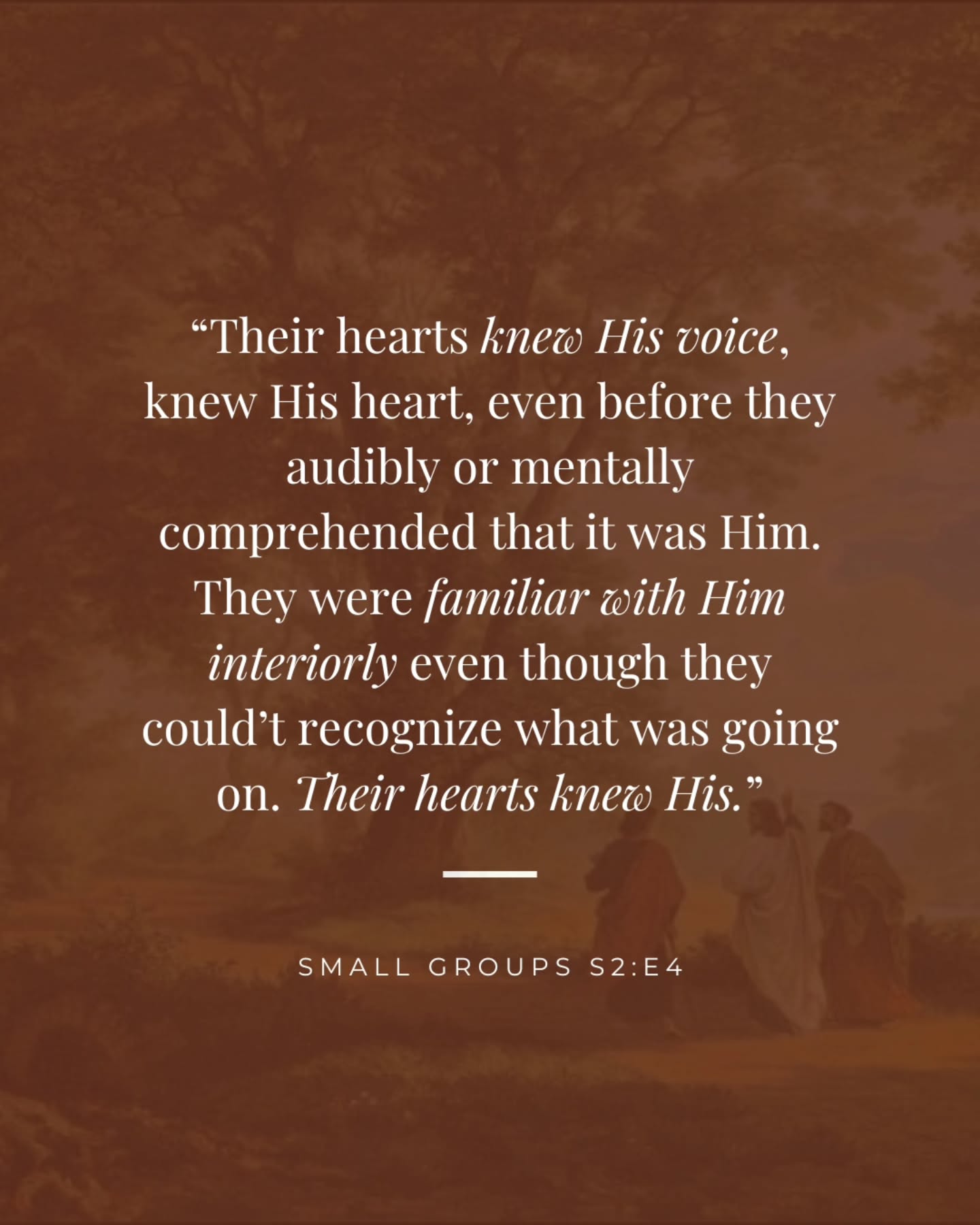 Comment LINK to listen to this episode of Small Groups or find it at the link in my bio π€
Today we'll dive in to the story of the Road to Emmaus in a whole new way!
#catholic #podcast #thelitleapologist #christian #catholicism