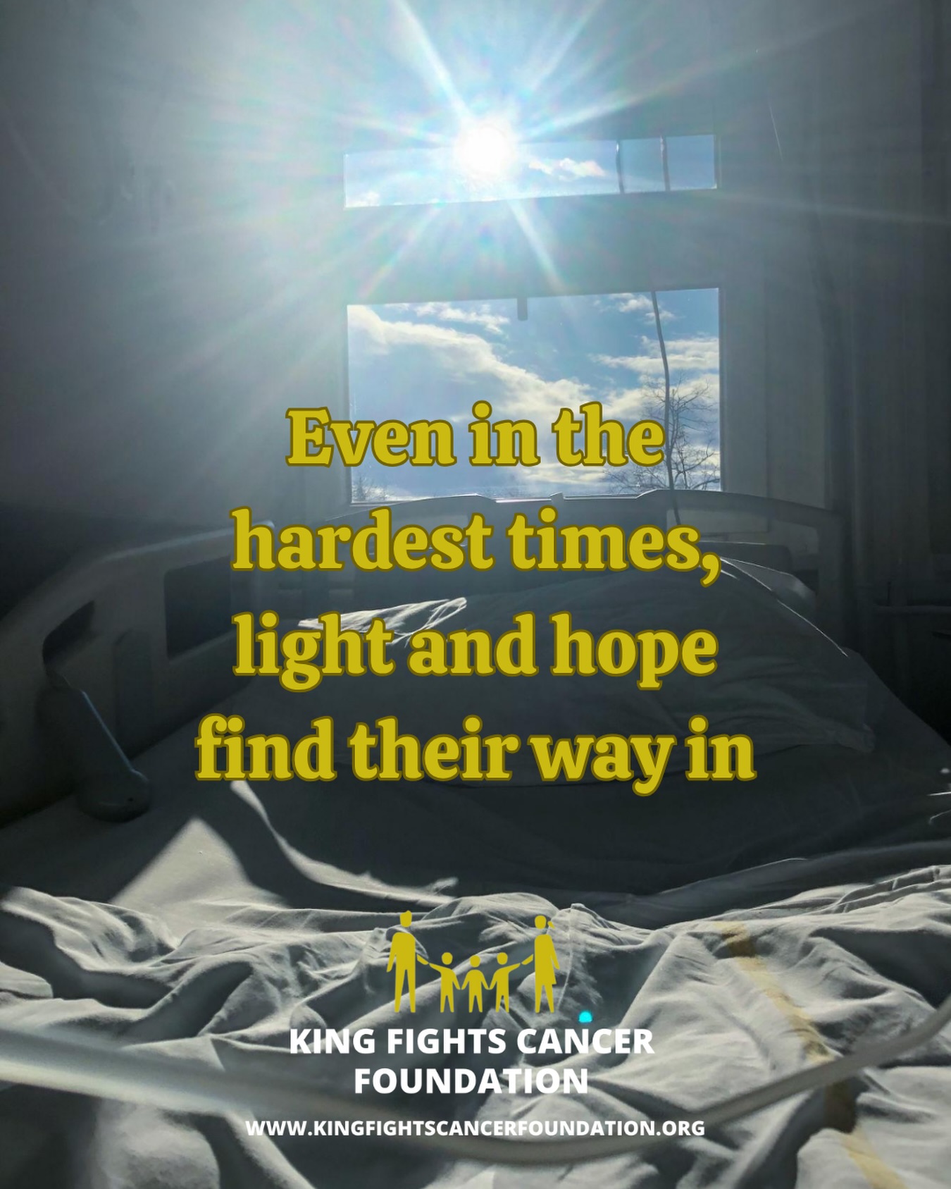 As caregivers, we hold onto moments like this when light finds its way in, even on the hardest days.
At King Fights Cancer Foundation, we’ve seen that light in hospital rooms, in quiet moments and in families trying to get through the next moment.
This Earth Day reminds us how much the world around us matters, the air we breathe, the spaces we heal in and the future we’re fighting for. 🌎
For the loved ones we’ve lost; you will always be carried in our hearts.🕊️🤍
For the survivors and warriors still on this road; we’re rooting for you, always. 🎗️💛
Your strength inspires us as we continue to advocate for safer, less toxic treatments, spread awareness and raise funds for childhood cancer research so no child has to carry the burden of long-term side effects or secondary cancer.
One moment at a time, we keep going. 🎗️💛✨
•
•
•
#KFCF #EarthDay #StrongerTogether #kingfightscancerfoundation