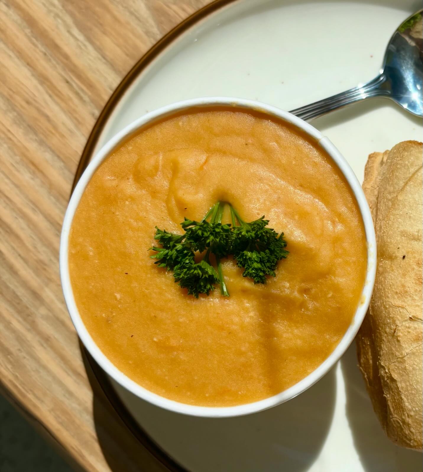 A warm, nourishing bowl for the season 🍲
Our Lentil Soup is simple, flavorful, and made with care— it’s perfect for a quick lunch or a moment to slow down.
Every meal supports something bigger. Come see us!