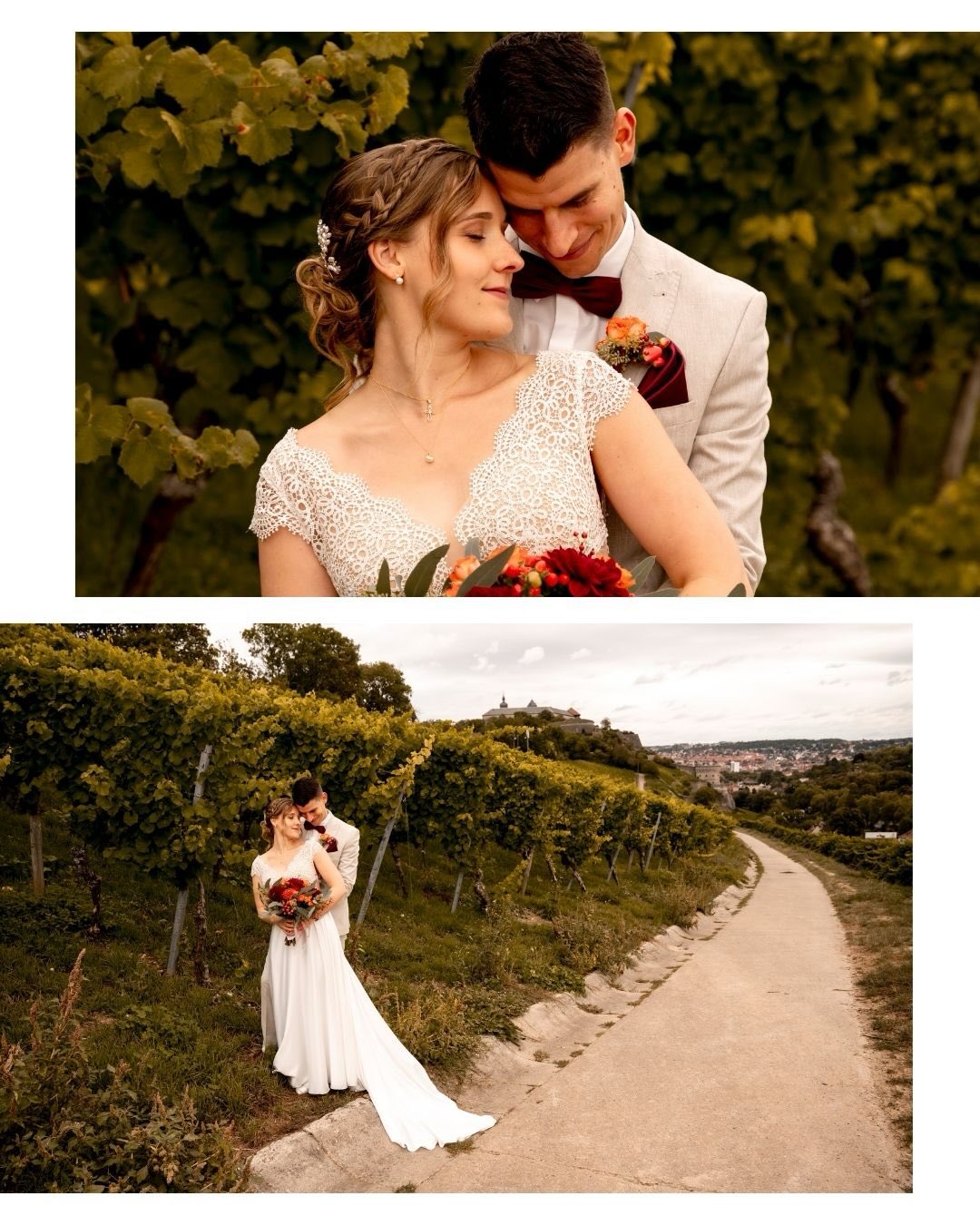 Das tolle daran, in einer Weinregion zu leben, ist ja einfach, dass es so viele schöne Orte für eure Hochzeitsfotos gibt 😁🍇.
Ihr heiratet 2027? Schreibt mir und wir sprechen kostenfrei & unverbindlich über euren Tag! :)
_________
Hi, ich bin Isabel - deine Wohlfühl-Fotografin mit Herz für Hochzeiten & Familien in Weikersheim und Würzburg. Für emotionale Fotos, die euch zeigen wie ihr seid, seid ihr bei mir genau richtig!
Isabel Heine Fotografie
www.herz-und-gold.de
isabel@herz-und-gold.de
Fotostudio Weikersheim, Hochzeitsfotos Bad Mergentheim, Hochzeit Weikersheim, Newbornfotos, Familienfotos,
Babybauchfotograf