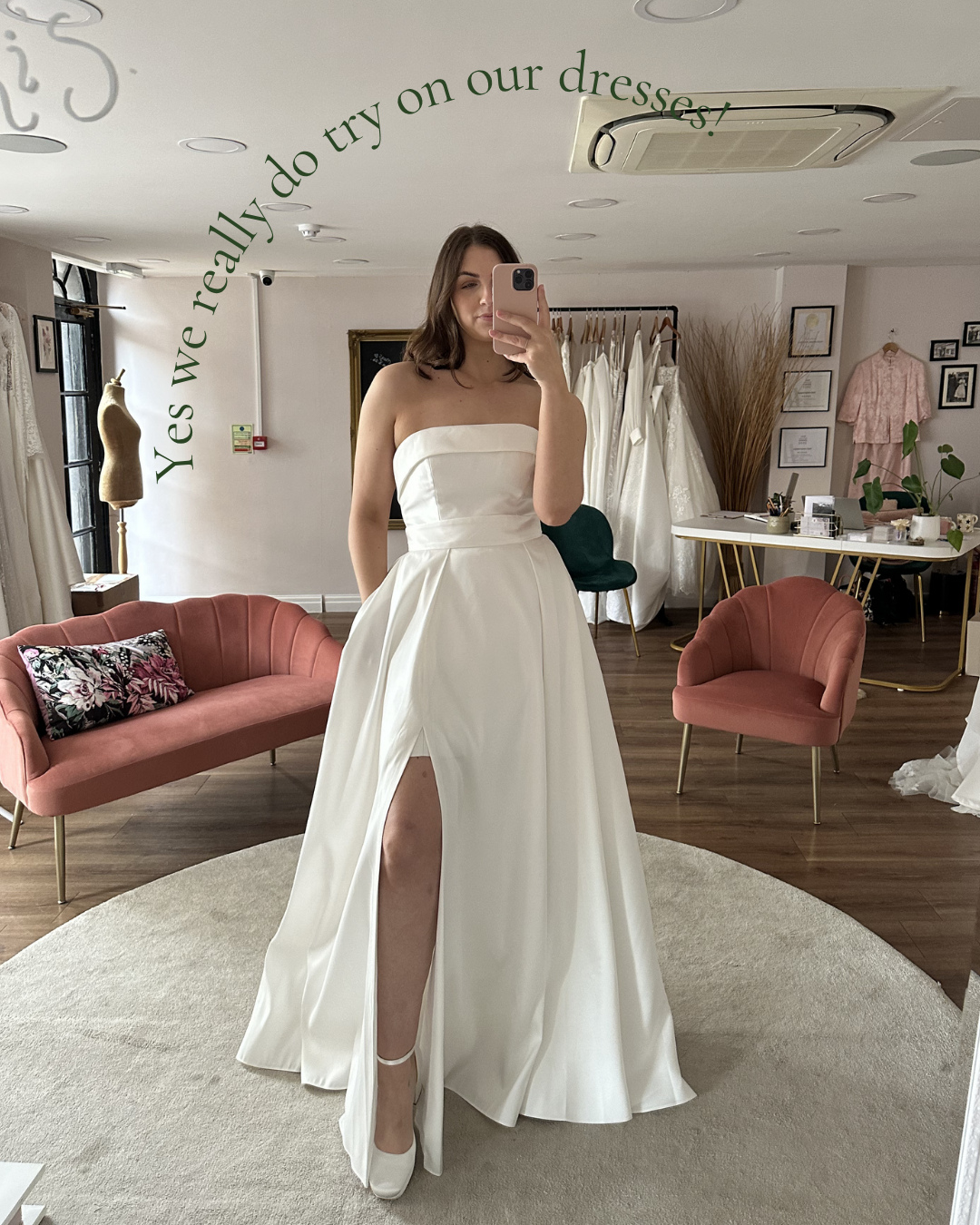 Content that never made it to the gram📸
We really need to get back into trying the dresses on more! We have been slacking on our market research 😉
1. Ruby by Kelsey Rose
2. Ffion by Freda Bennet
3. Lawson by Ellis Bridals
4. Tamsin by Ellis Bridals
5. Myra by Freda Bennet
British bridal designers | Kent wedding dress shop | Kent bridal boutique | wedding dresses | bridal boutique | bride to be | Kent wedding | British bridal
