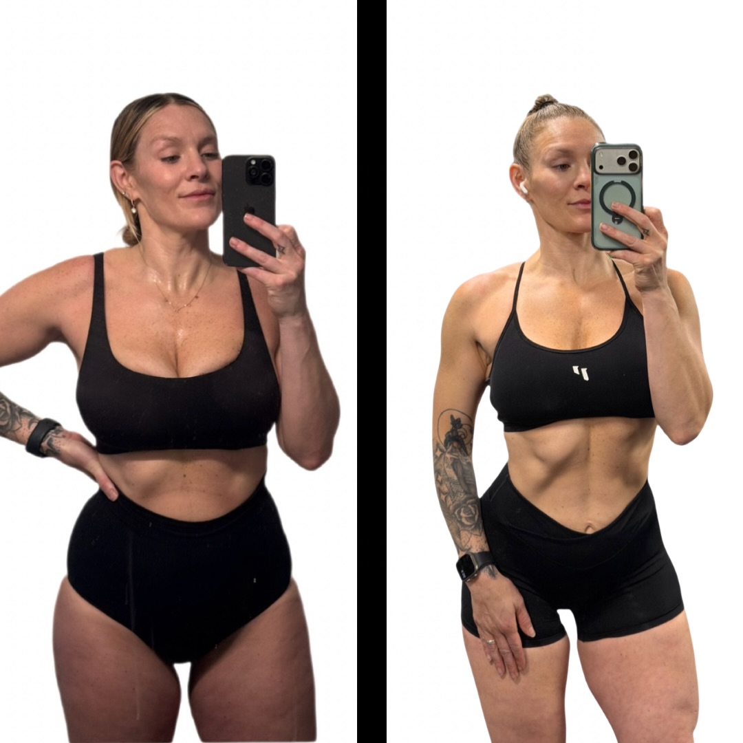 We post a lot of member transformations, but we wanted to put the spotlight on the founder of 6ycle, Emma Nosal 🙌🏼
After recently giving birth to her first child, she found herself in a situation so many moms are familiar with…
Giving everything she has to her child
Body changing in a totally different way than ever before
Months out of a routine
Having to start all over again
So Emma went back to what works incredibly well for all mommas looking to starting over from day 1…
The Basics
Daily movement
Tracking her meals
Drinking plenty of water
She dropped over 40 pounds
Grew muscle back
Got down to 18% body fat
Has definition all throughout her body
Has never felt more confident than she does now
Emma is just like any other mom out there, but she decided to take action to do something about getting her confidence back to a higher level than she was pre-baby.
If you are a mom who would love to get that level of confidence back in your body after starting a family, our owner knows exactly what you’re going through.
Click the link in the bio to schedule a call and we will give you the exact roadmap to help you do it in 6 weeks 🙌🏼