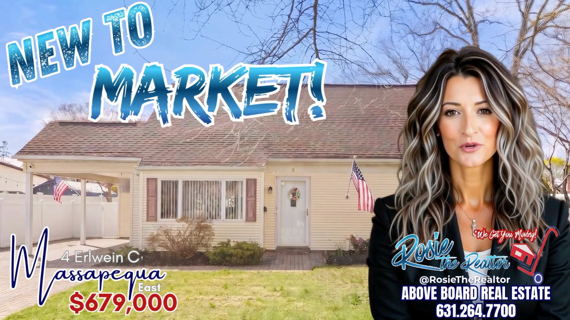 🌟 **Just Listed!** 🌟 4 Erlwein Ct, Massapequa! 🏡 Priced at $679,000
✨ Features you’ll love:
🔹 Open and airy living spaces
🔹 Modern kitchens with updated appliances
🔹 Possible Accessory Apartment by Proper Permit
🔹 Convenient location near schools and parks
Don't miss out on this incredible opportunity! Call Rosie the Realtor at Above Board Real Estate to schedule your personal tour today! 📞 631.264.7700
"We Get You Moving!"
#Massapequa #NewListing #DreamHome #HouseHunting #CapeCodStyle #RealEstate #HomeSweetHome #JustListed #AboveBoardRealEstate #Realtor #LIRealtor #InvestmentOpportunity #HomeGoals