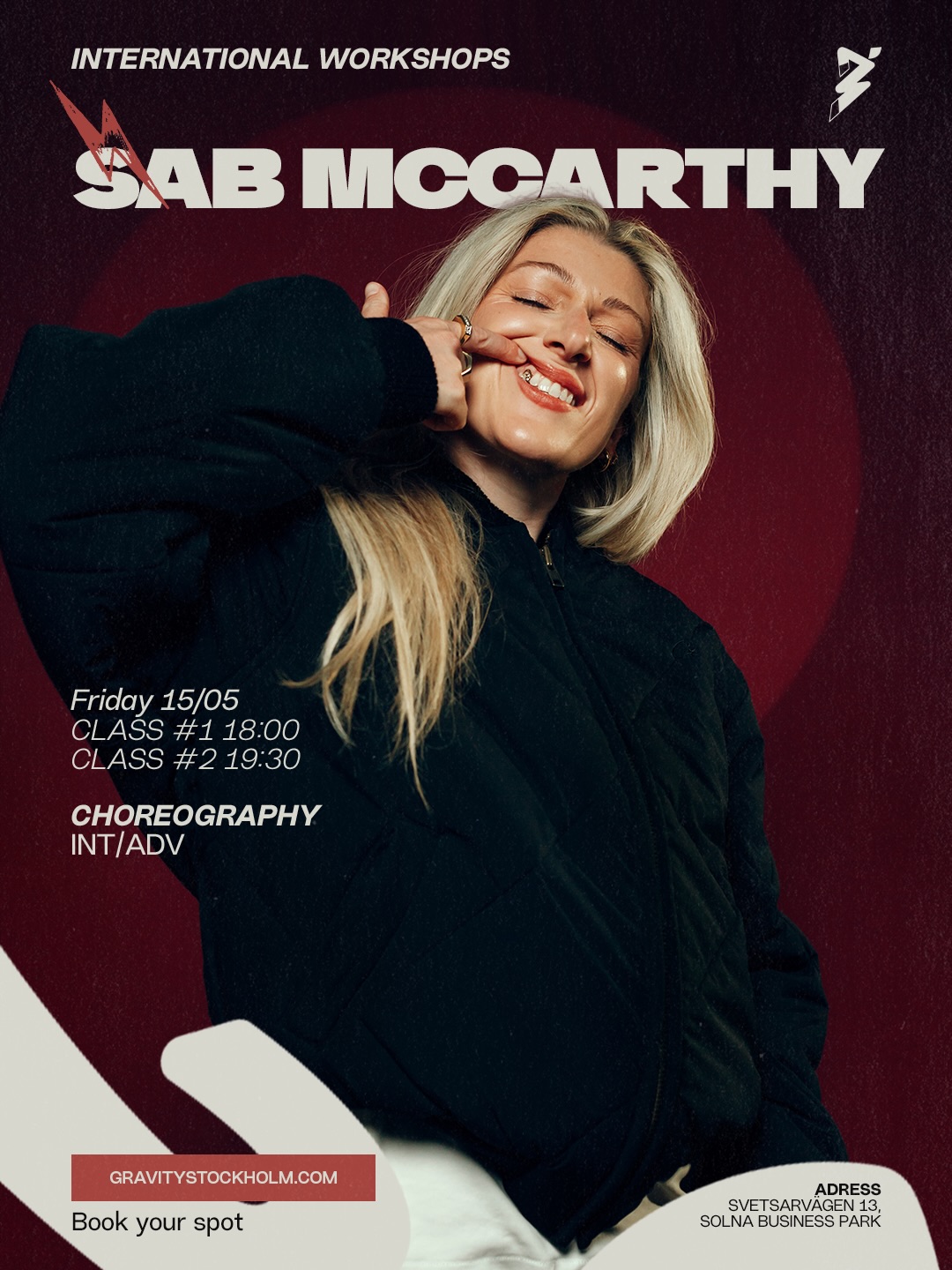Sab McCarthy returns to Gravity for the third time.
A familiar face in the space and a favourite for many — now teaching and sharing her work globally.
If you know, you know.🔥
May 15
18:00 / 19:30
Spots are limited.
Book yours now via link in bio📲
#gravitytrainingprogram #gravitydancestudio