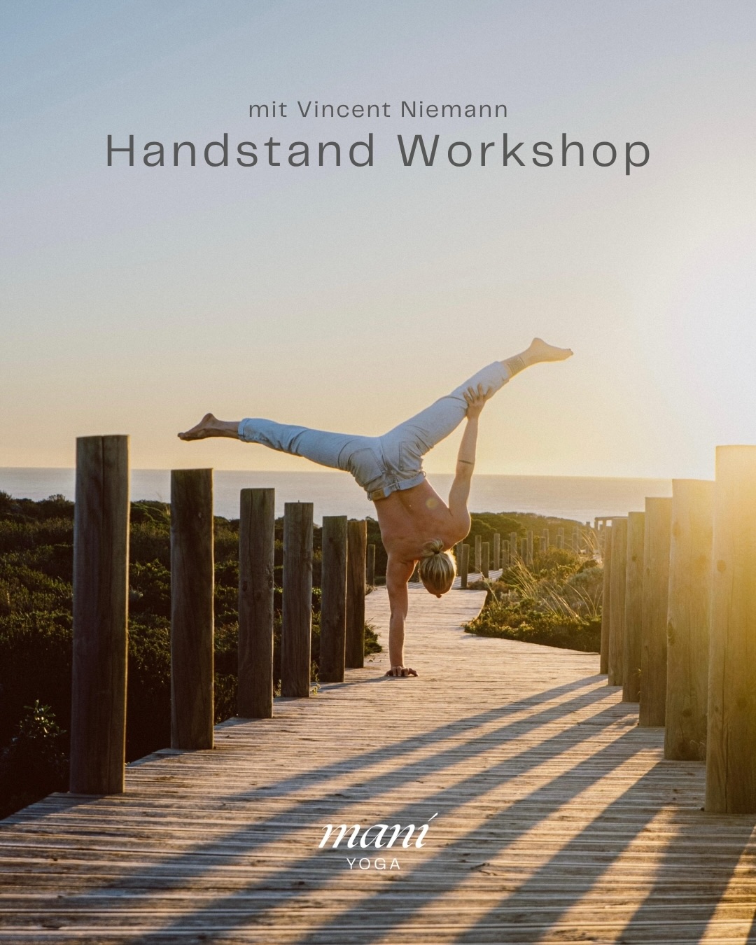Wir freuen uns so sehr @cheveeyo ein weiteres mal bei uns zu haben!😍
Am Sonntag den 17. Mai besucht Vincent uns ein zweites mal für einen Handstand all Level Workshop im Studio Stadt.
In drei Stunden lernst du die wichtigsten Ausrichtungsprinzipien und das Spiel mit der Handstandpraxis kennen.
Erfahre mehr darüber, wie du Körper & Geist stärkst, um Vertrauen, Kraft und Körperbewusstsein aufzubauen.
Diese Grundlagen geben dir einen sicheren Rahmen um das Spiel mit dem Handstand in deiner eigenen Praxis zu integrieren.✨
Tauche ein in diese besondere Form der Bewegung und lass dich von ihrer Kraft, Leichtigkeit und Freude begeistern!
All levels are welcome!
Anmeldungen via Eversports😊
#handstandworkshop #inversionpractice #maniyogatrier