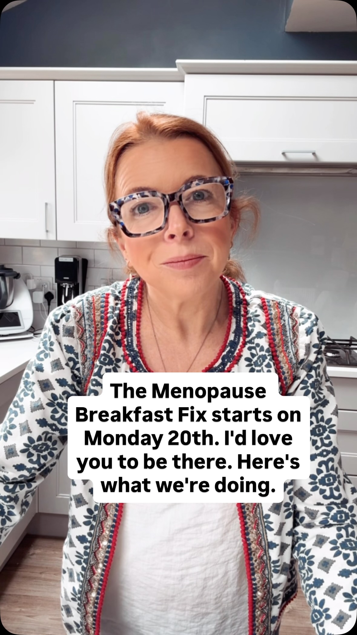 The Menopause Breakfast Fix starts on Monday 20th. I’d love you to be there. Here’s what we’re doing.