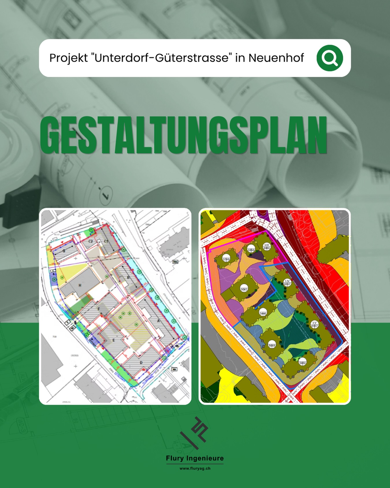 Zwischen Zürcher- und Güterstrasse durften wir das Richtprojekt begleiten und den Gestaltungsplan ausarbeiten. Im Fokus standen die Setzung der Gebäude, die Nähe zur denkmalgeschützten Kirche und der Umgang mit dem Strassenlärm.
Wie wir diese Themen zusammengebracht haben, zeigen wir im Blog auf unserer Website.