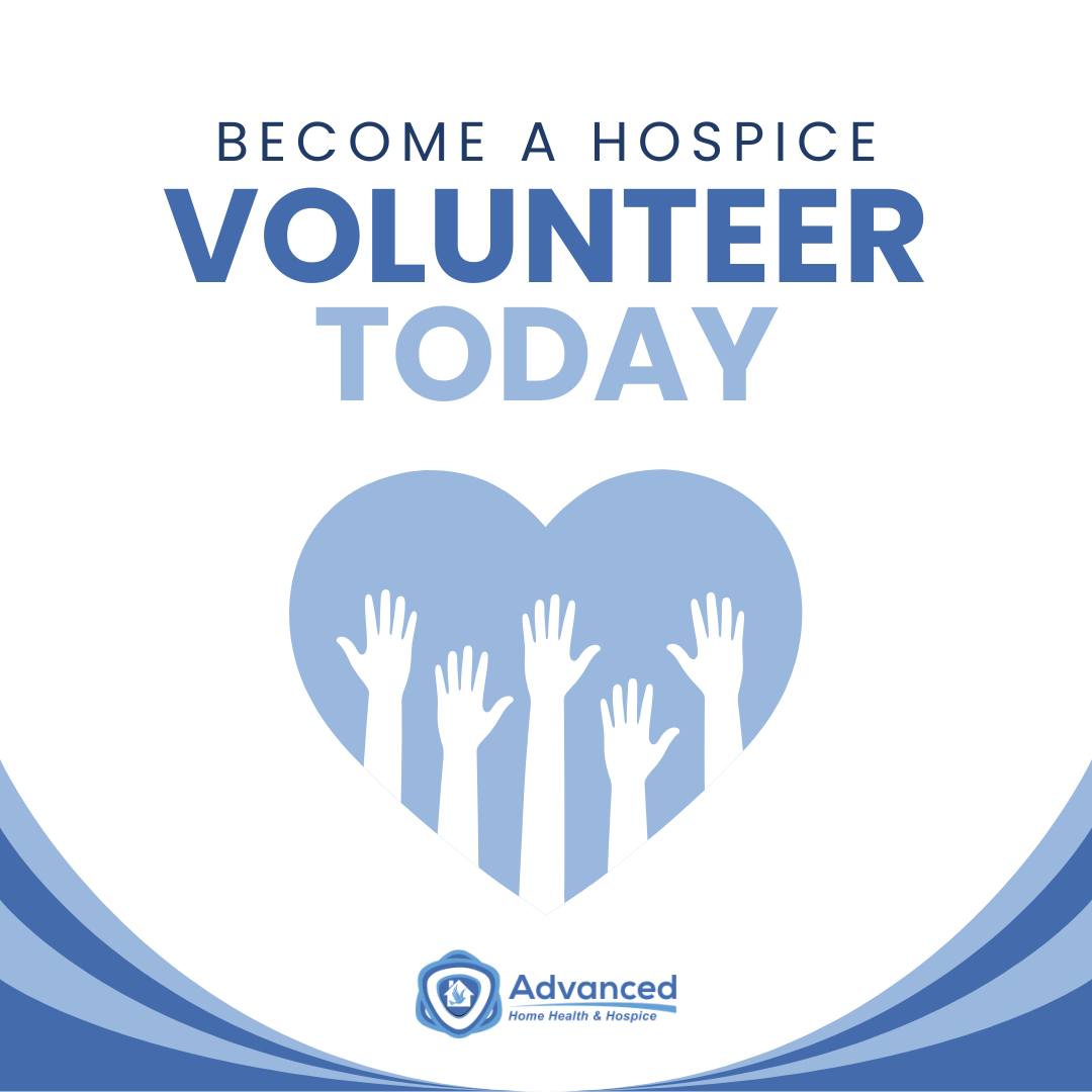 In honor of Volunteer Month this April, we invite you to make a difference. 💙
Compassion starts with you. Join our hospice volunteer team. Sign up on our website today.
#AdvancingTogether #Hospice #Volunteer
