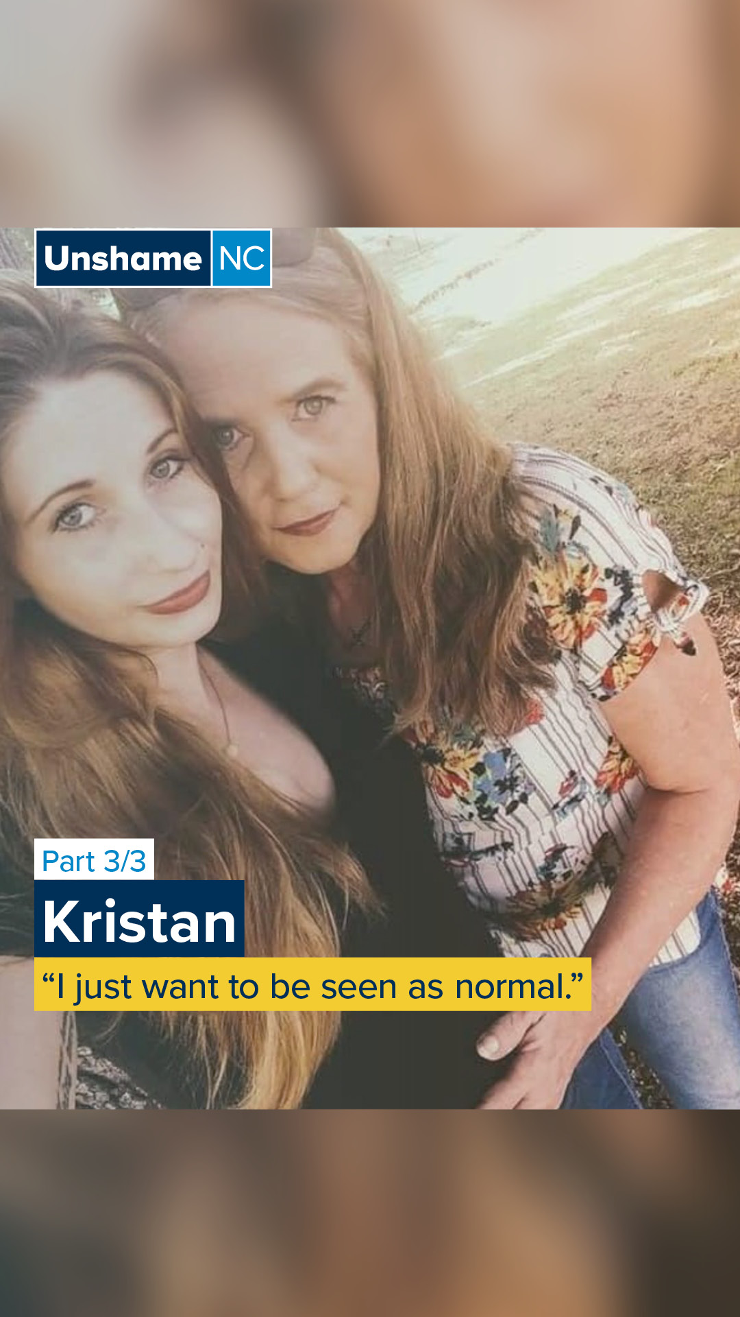 Kristan draws strength from remembering and honoring her mother's advocacy work. Growing up, Kristan saw both her parents live with HIV, and watched her mom work hard to fight stigma and support others. Today, Kristan is using her own story of her recovery to educate and uplift people in substance use disorder communities, hoping to create the same sense of understanding ❤️.