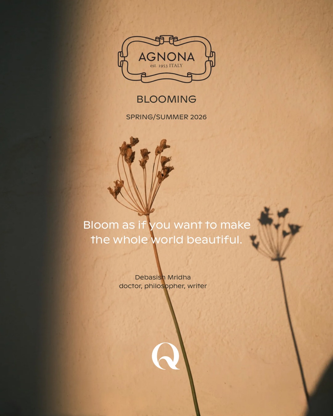 AGNONA - SPRING BLOOMING 🌺
A quiet renewal of light, color, and transformation.
Agnona Women - where elegance begins from within.
Available exclusively@quagliazurich
#agnona #agnonamilano #quagliazurich #springsummercollection #blooming