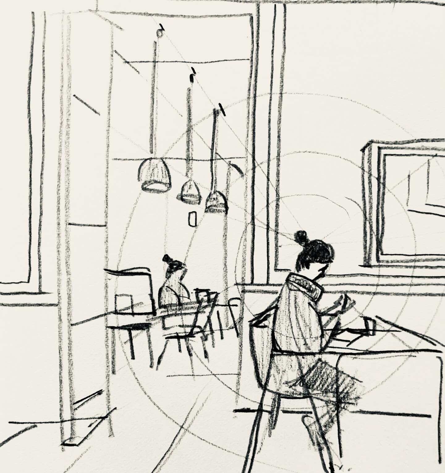 She did not know her bun was the vanishing point of my café universe, nor that the woman in the next room quietly mirrored her own existence.
@szepmuveszeti #szepmuveszetimuzeum #sketching #dailydrawing #pencilsketches #pencil