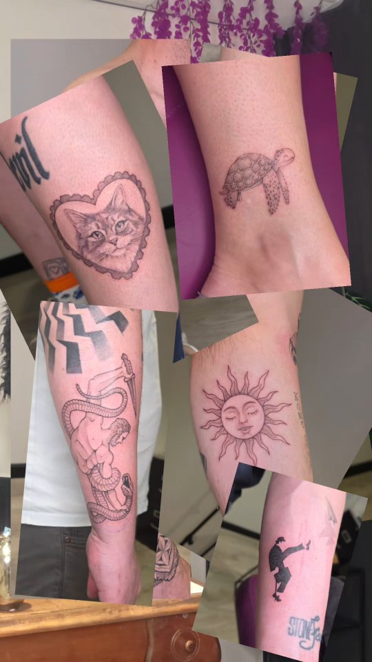 Een klein deel van mijn art 💉🎨
Wat vinden jullie ervan? 👀✨
#art #kunst #creatief #tattooartists #fyp