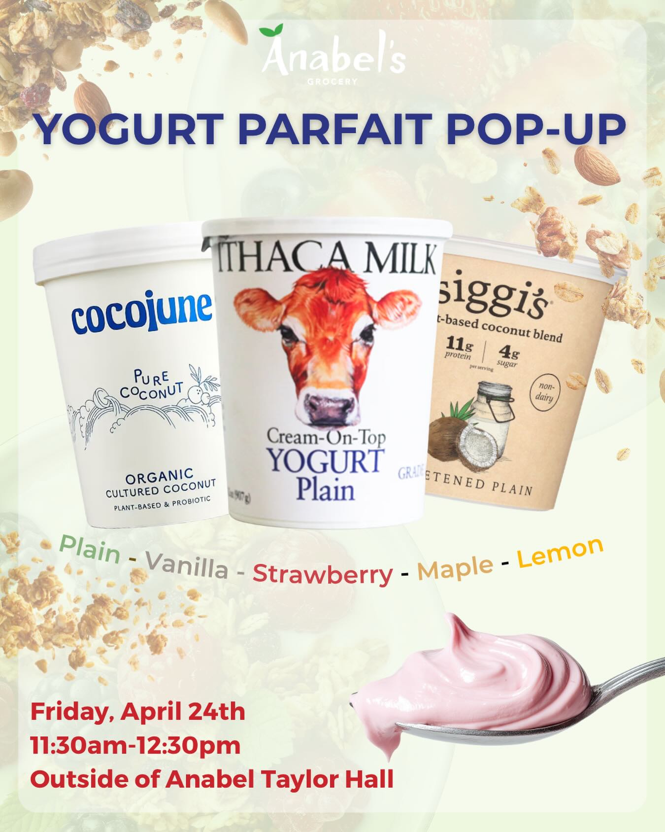 The yummiest pop up we’ve ever heard of 👀👀 See you there! 💚🍦