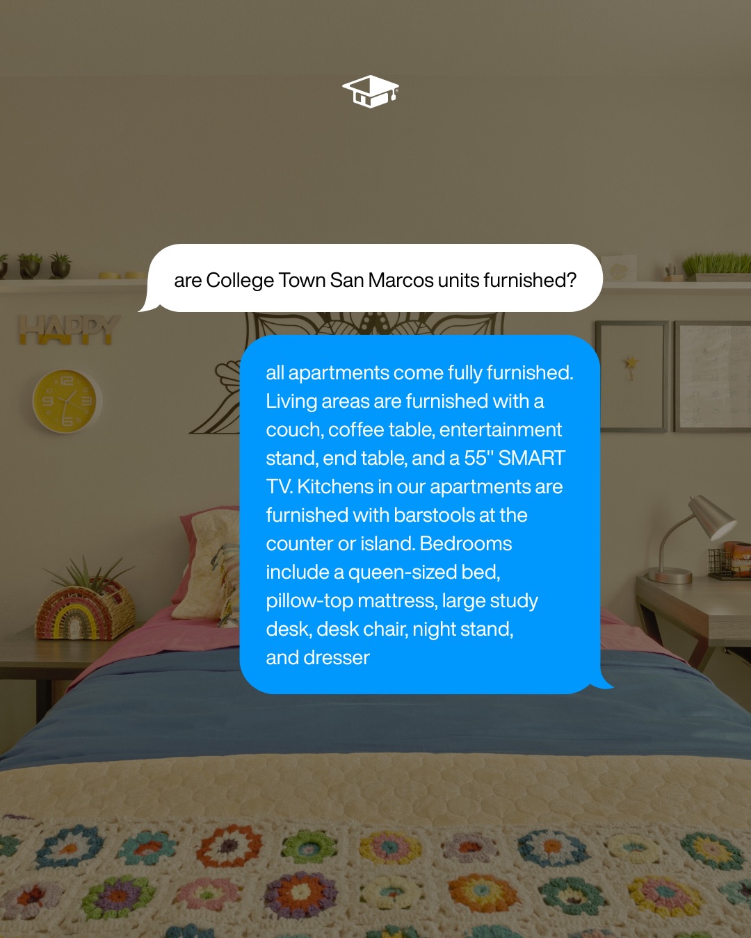 All your answers, in one place 🤍
No confusion. No guesswork. Just the details you actually need.
#CollegeTownCommunities #LiveWithin #TXST #SanMarcos #Bobcats