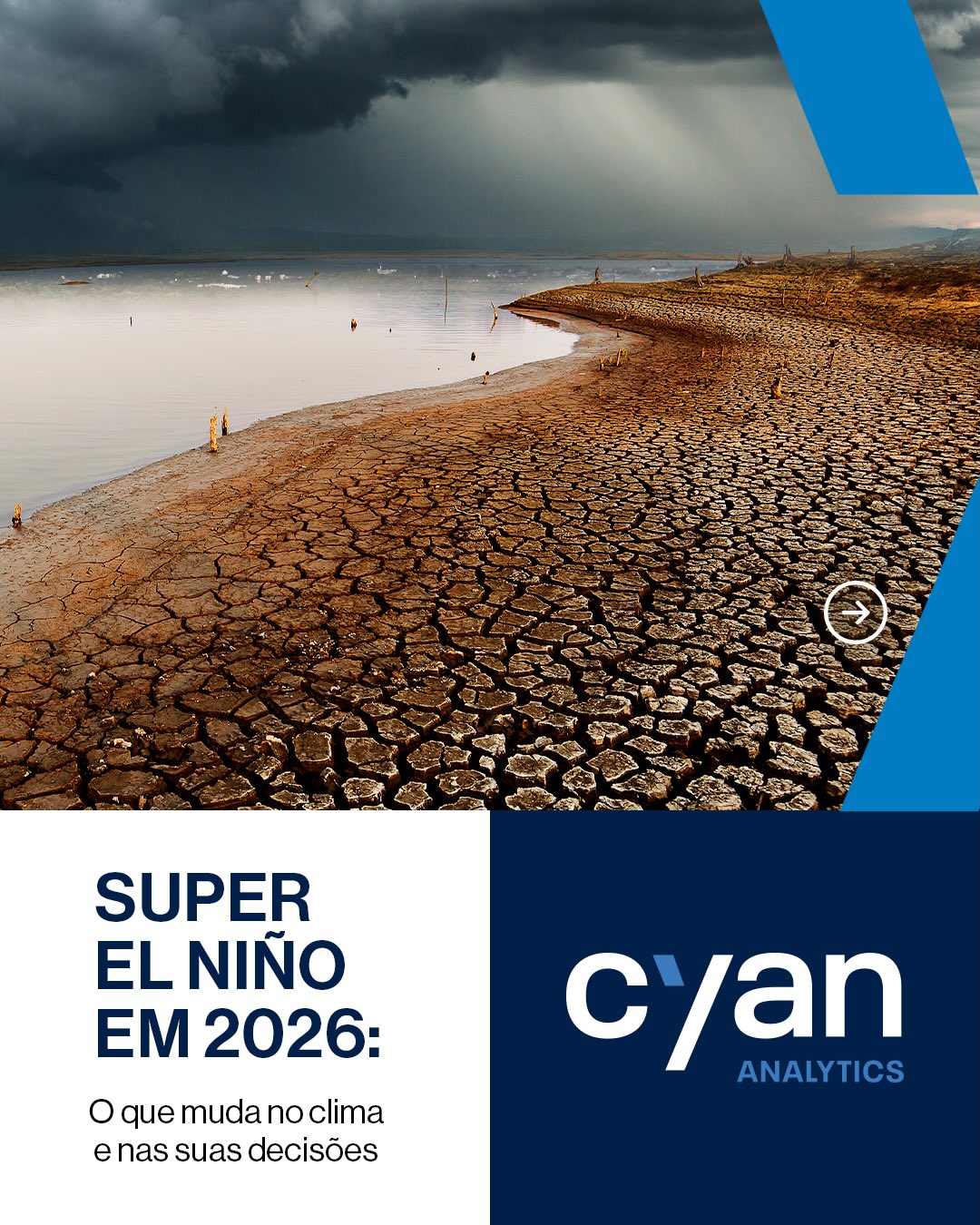 O “Super El Niño” voltou ao centro das discussões - mas, mais do que o nome, importa o impacto.
Eventos mais intensos podem alterar padrões de chuva, aumentar a variabilidade climática e afetar diretamente o planejamento e a produtividade no campo.
Ainda assim, é cedo para cravar a dimensão dos impactos. Os modelos indicam tendências, não certezas.
O diferencial está na leitura: acompanhar, interpretar e antecipar cenários para tomar decisões mais seguras no agro, no seguro e no crédito.
Cyan Analytics - sempre que precisar.