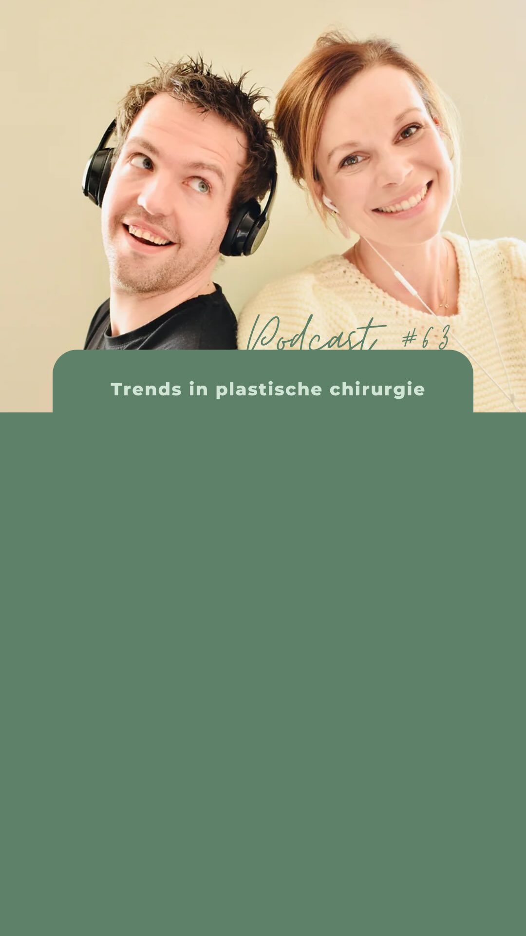 In aflevering #63 van Plastische Chirurgie Gesnapt hebben we het over de trends in plastische chirurgie.
We praten over proactieve geneeskunde. Over wat als we de klok kunnen stilzetten in plaats van enkel terug te draaien?
En hoe zit het met het taboe rond plastische chirurgie?
🎧 Beluister de aflevering nu op Spotify!
#PlastischeChirurgieGesnapt #PUURkliniek #ProactieveGeneeskunde #PlastischeChirurgie