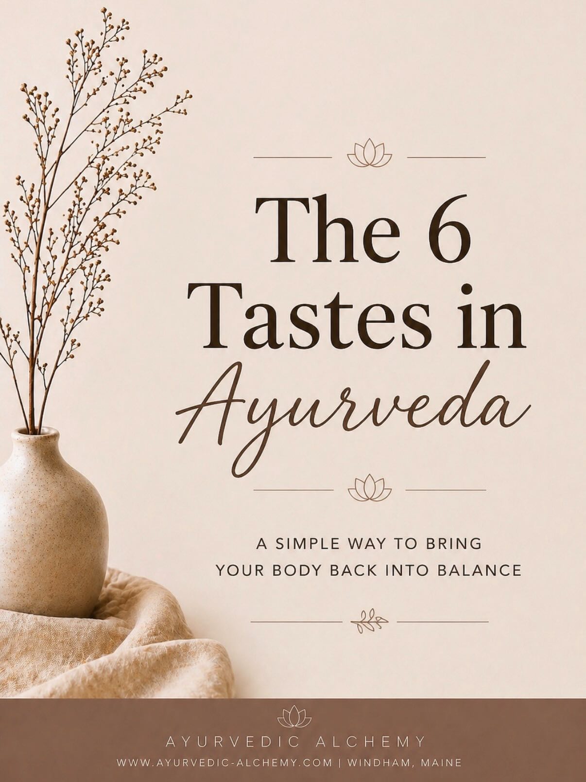 Most meals today are built around just a few tastes -
sweet, sour, salty, and sometimes pungent.
But in Ayurveda, balance comes from including all six:
sweet, sour, salty, pungent, bitter, and astringent.
Each taste has a specific role in the body, supporting digestion, energy, and overall balance.
When one is missing, the body often looks for it later…
→ cravings
→ feeling unsatisfied after eating
→ low or irregular digestion
Instead of restricting food, Ayurveda focuses on adding what’s missing.
It’s a simple shift, but it can change how your body feels day to day.
If you’re looking for more personalized guidance based on your body and patterns, consider our Ayurvedic health consultations.
✨ link in bio
#ayurveda #ayurvedalifestyle #ayurvedaliving #holistichealth #holisticwellness