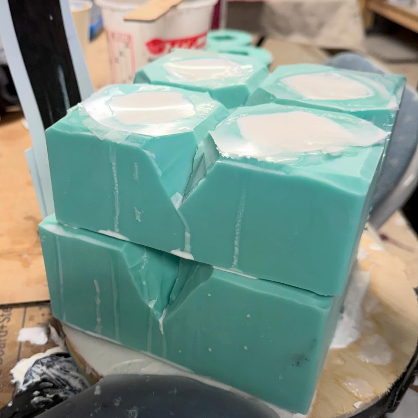 Getting some new pieces ready! We’ll be making hundreds of these… any guesses as to what we might be working on?
🤔The only hint we’ll give is that this is aquatic themed, but is not part of our coral reef project.
#moldmaking #sculpture #art #process