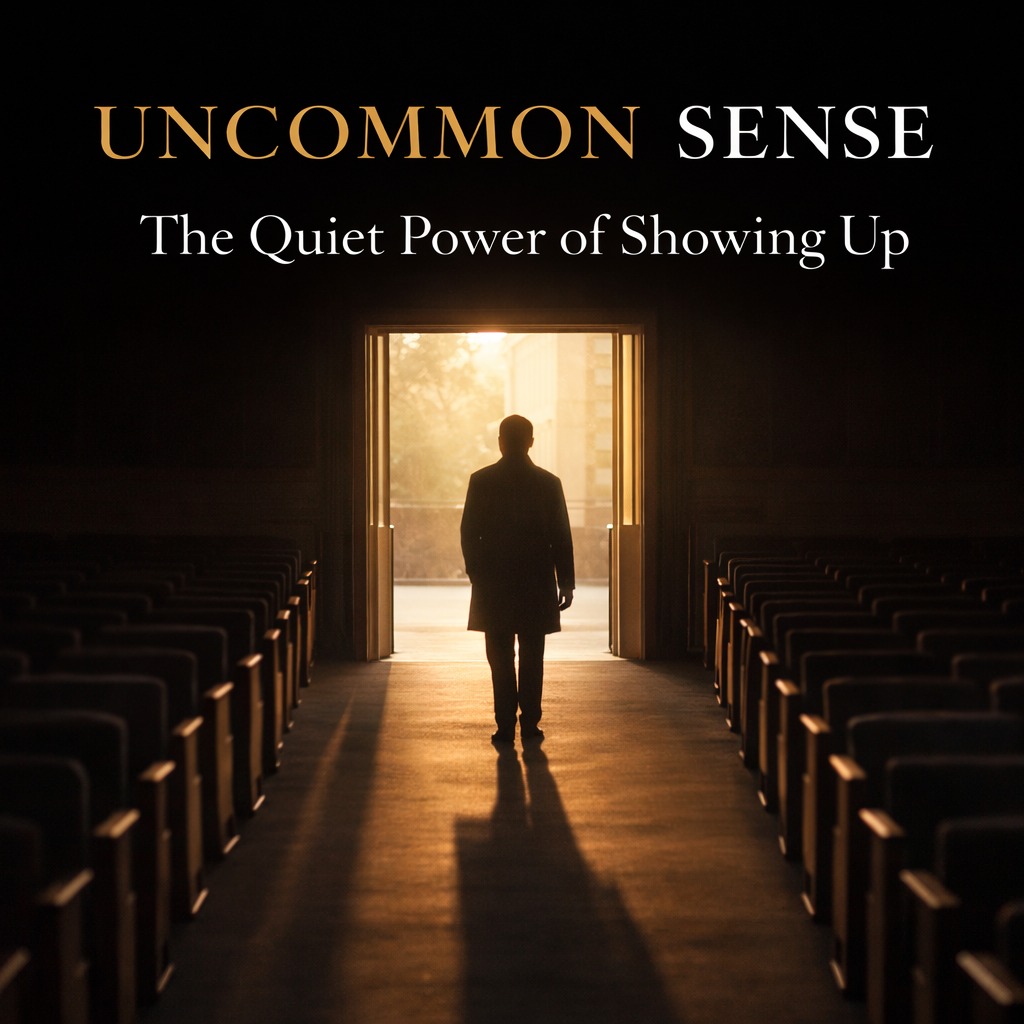 Some of the most powerful work will never be seen.
No spotlight.
No applause.
No announcement.
Just presence.
Just purpose.
Just the quiet decision to show up—again and again.
And still… it changes everything.
#UncommonSense