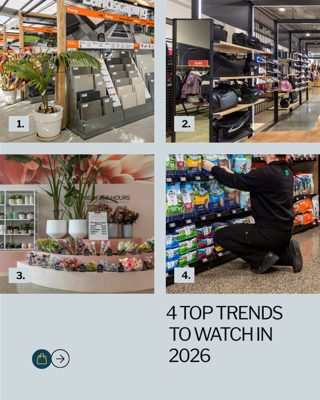 Check out how four trends influencing store design in 2026 translate into practical retail solutions.
This is part one, with examples where GDM-produced solutions Enable smart utilisation of space and flexible fixtures.
Next up: Brand-led Display and Practical Merchandising.
#RetailDesign #RetailTrends #DisplaySolutions #StoreFitout #VisualMerchandising #GDMRetail