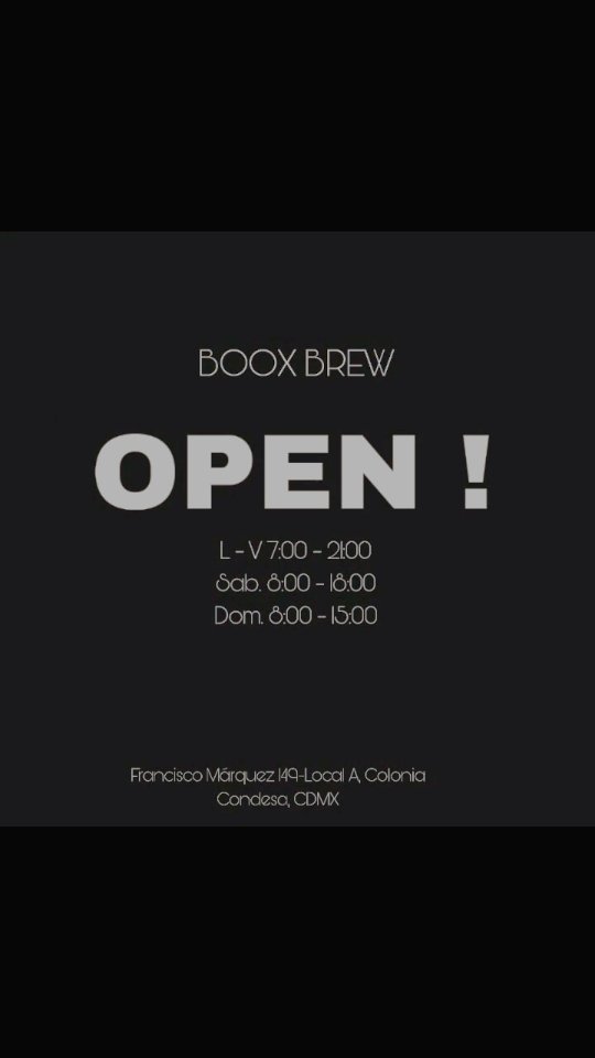 -Tu nuevo rincón favorito en la Condesa te está esperando. ✨ En Boox Brew elevamos tu ritual diario con café de especialidad y nuestras bebidas insignia que no vas a encontrar en ningún otro lugar. ☕️🌿
📍 Visítanos y descubre por qué somos más que una barra de café.