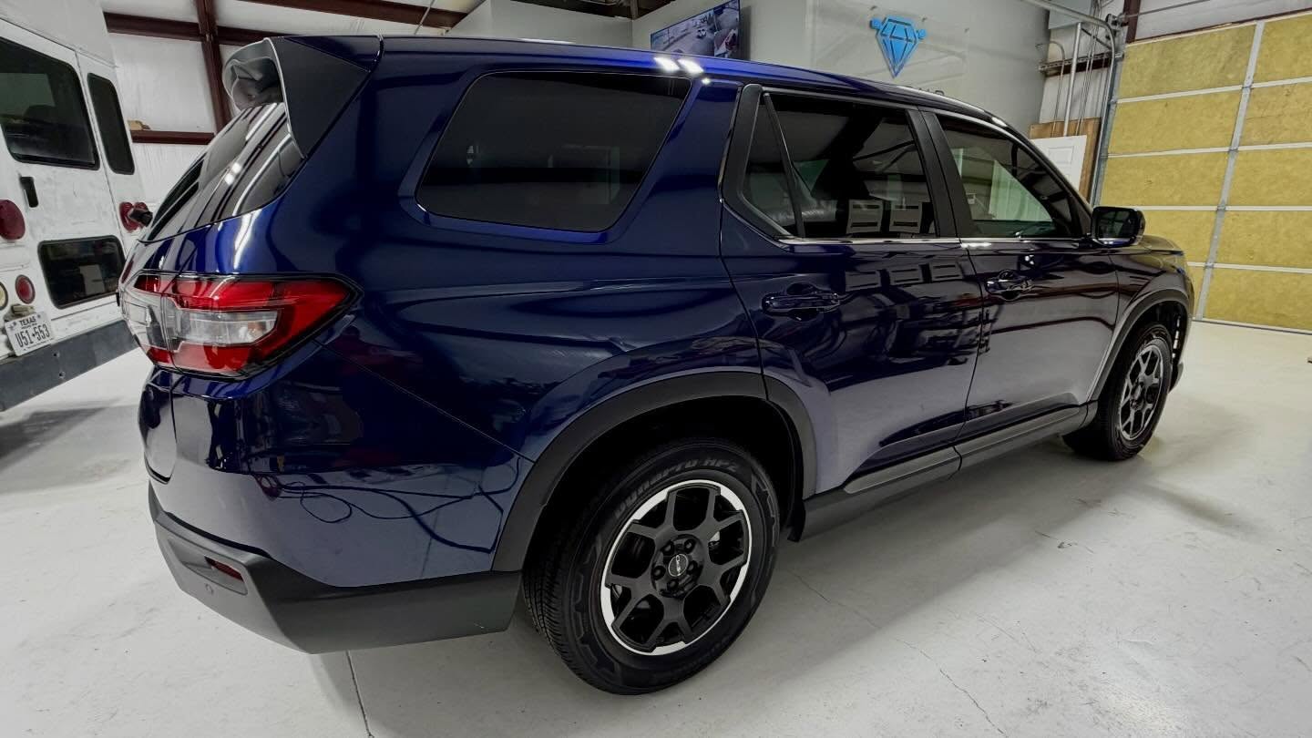 This 2025 Honda Pilot came in for a full paint enhancement correction, and the transformation speaks for itself.
We began with a meticulous hand wash, followed by a complete chemical decontamination and clay bar treatment to fully cleanse and prep the paint surface. Once properly prepared, we addressed multiple imperfections, including rock chips and significant scratching on the rear left quarter panel. Each defect was carefully repaired to restore the integrity of the finish.
With the surface corrected, we moved into machine polishing, eliminating swirl marks and scratches across the entire vehicle. The result is a deep, refined gloss with a finish that feels as smooth as it looks.
Flawless. Refined. Restored.
This is what true paint correction looks like.
📩 Message us to book your appointment today!
📍 Serving Houston, TX & surrounding areas
🔗 Visit us: diamondautospa.com
📧 Email: info@diamondautospa.com
📞 Phone: 346-319-5961
💎 Diamonds In The Details 💎
#honda #pilot #paintcorrection #diamondsinthedetails #diamondautospa