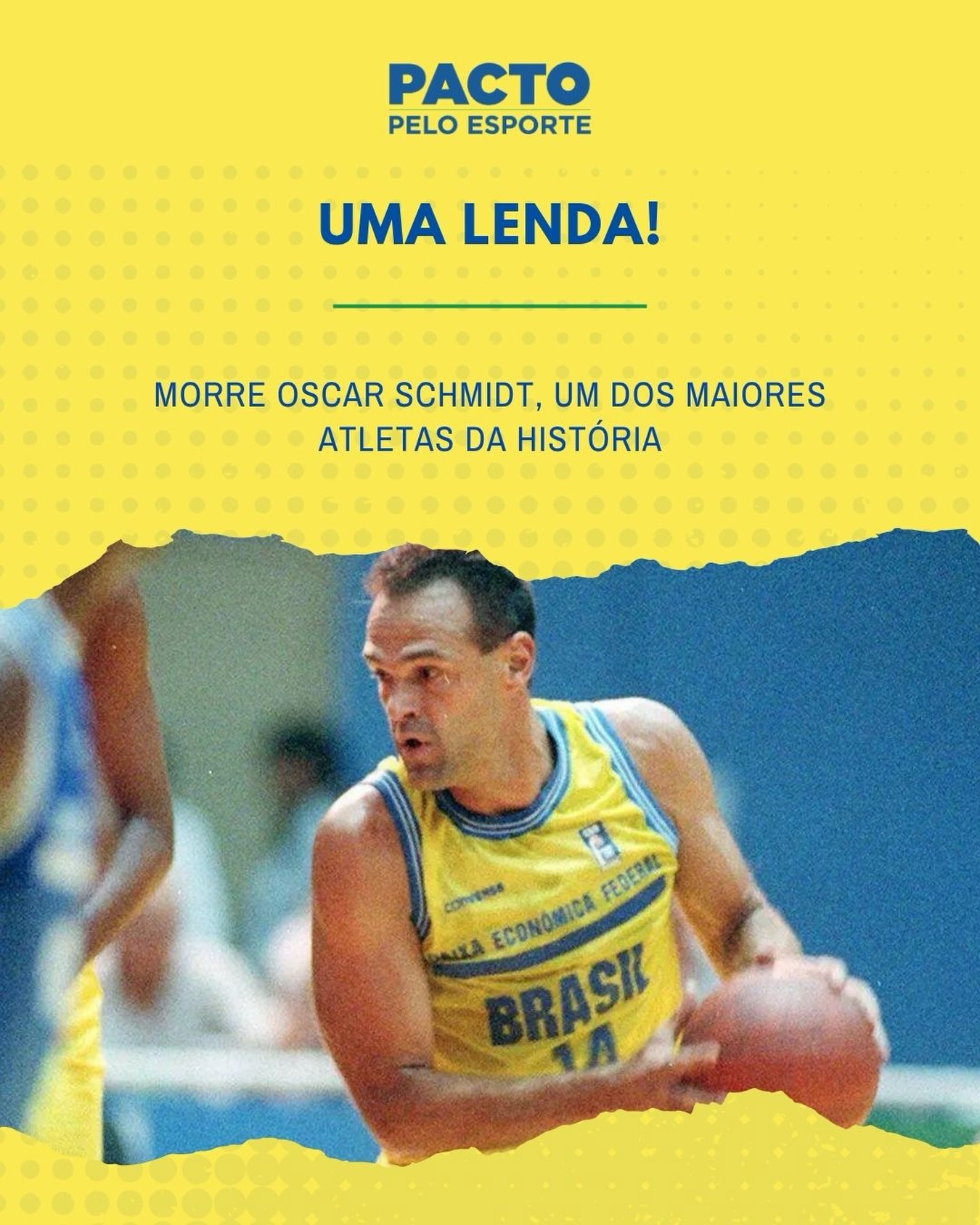 Comunicado da família
“É com profundo pesar que comunicamos o falecimento de Oscar Schmidt, um dos maiores nomes da história do basquete mundial e uma figura de imenso significado humano e esportivo. Ao longo de mais de 15 anos, Oscar enfrentou com coragem, dignidade e resiliência a sua batalha contra um tumor cerebral, mantendo-se como exemplo de determinação, generosidade e amor à vida”, disse a nota.
“Reconhecido por sua trajetória brilhante dentro das quadras e por sua personalidade marcante fora delas, Oscar deixa um legado que transcende o esporte e inspira gerações de atletas e admiradores no Brasil e no mundo. A despedida se dará de forma reservada, restrita aos familiares, em respeito ao desejo da família por um momento íntimo de recolhimento”, apontou.
“Os familiares agradecem, sensibilizados, todas as manifestações de carinho, respeito e solidariedade recebidas, e solicitam a compreensão de todos quanto à necessidade de privacidade neste momento de luto. Seu legado permanecerá vivo na memória coletiva e na história do esporte, assim como no coração de todos que foram tocados por sua trajetória”.