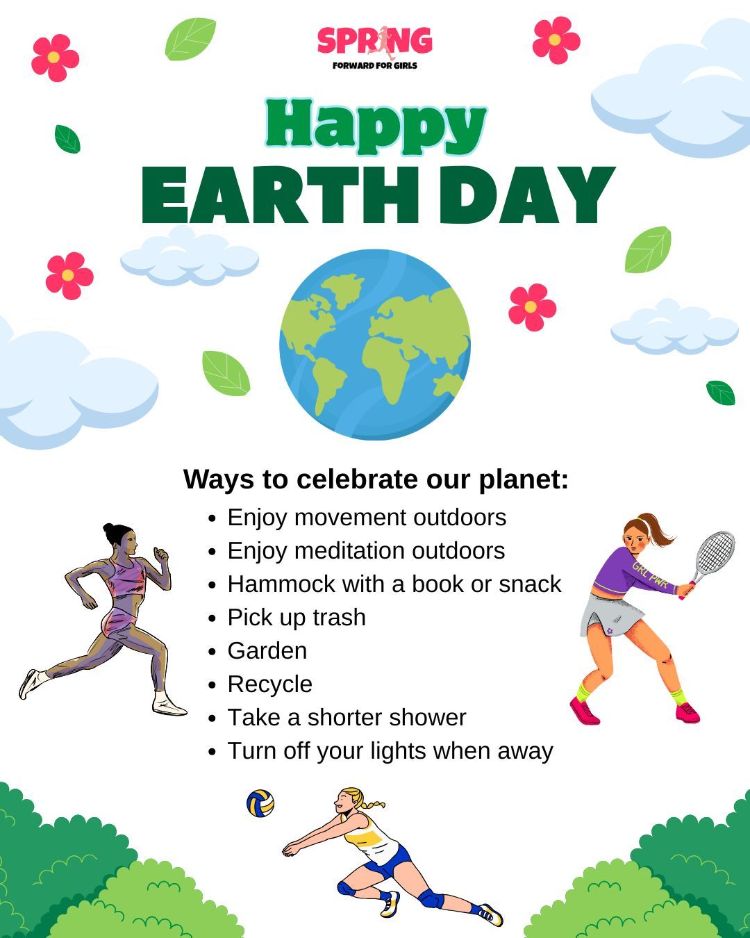 Happy #EarthDay! Remember to get outside to enjoy nature and all our planet offers us.