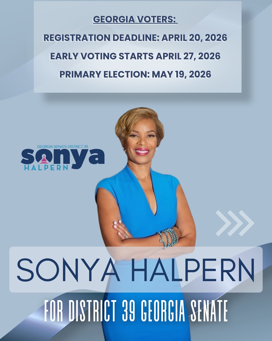 🗣️ Georgia Voters, are you prepared for the 2026 election? Your vote is more important than ever! (SWIPE)
#SonyaSays #Sonya4GA