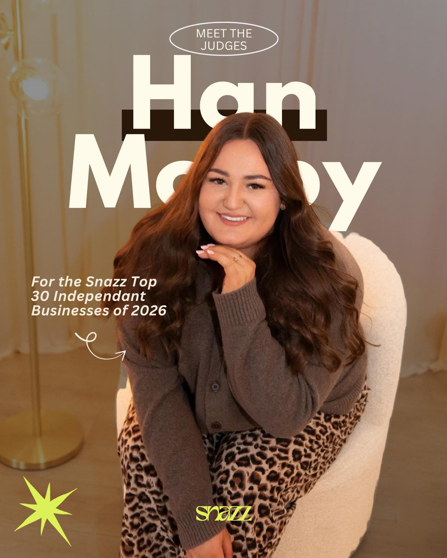 We’re so excited to be announcing our third judge for The Snazz Top 30 2026 🎉🪩
Introducing the incredible @socialhan ✨
Han, is the founder of SocialHan and if you’re not already following her, you’re missing out because Han is incredible! Her vibe is all about helping you sell more while posting less (which I think we can all get behind 👀). She creates the most incredible bespoke social media templates that genuinely look insane, her before and after feeds will blow your mind! She’s such a talented creative, and I am so excited to have her on the judging panel!! 🎉
Here’s a little more about Han:
“As a multi-6-figure business owner & ex-agency owner, I know how much hard work it takes to build a business. Late nights with your laptop and a lot of personal growth, none of which gets seen or rewarded, so I’m hugely excited to sprinkle some praise on those founders that deserve it and are building better futures.”
✨ Applications for The Snazz Top 30 2026 are now open!! Apply via the link in bio, or tag founders who you think deserve to be recognised ✨
#snazzawards #snazztheedit #founderawards #pressopportunities