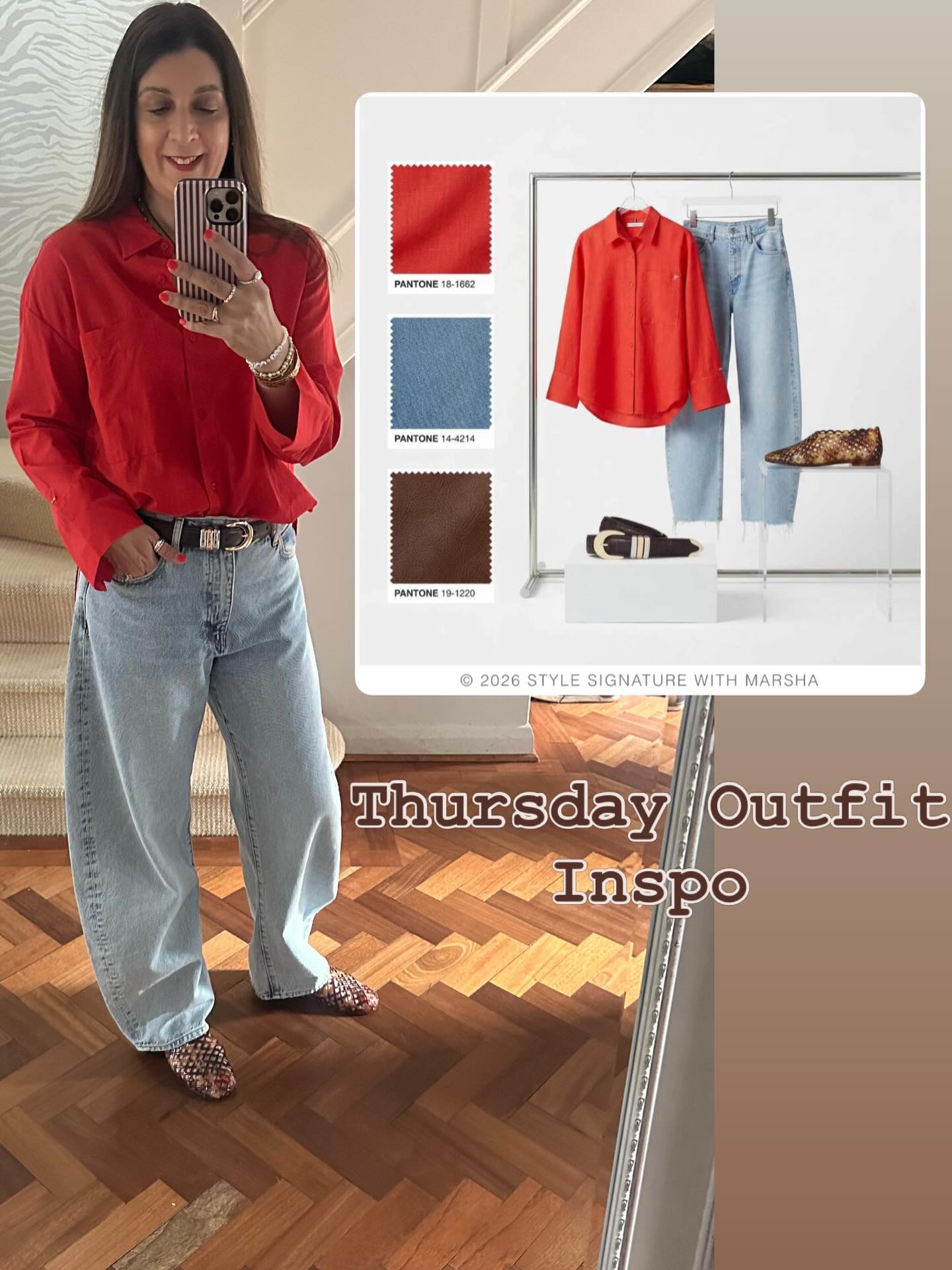 Thursday Outfit Inspiration ❤️💙🤎
You can’t beat a great fitting pair of jeans 👖styled with a classic linen blend shirt in a pop of red ❤️ and chocolate brown accessories 🤎.
Shirt: @tommyhilfiger
Jeans: @frame
Belt: @watthebrand
Shoes: @stevemaddenuk
All items linked directly from my style board in stories and saved to style board highlights #styledbyme #styleinspiration #stylesignature #personalstylistepsom #personalstylistsurrey