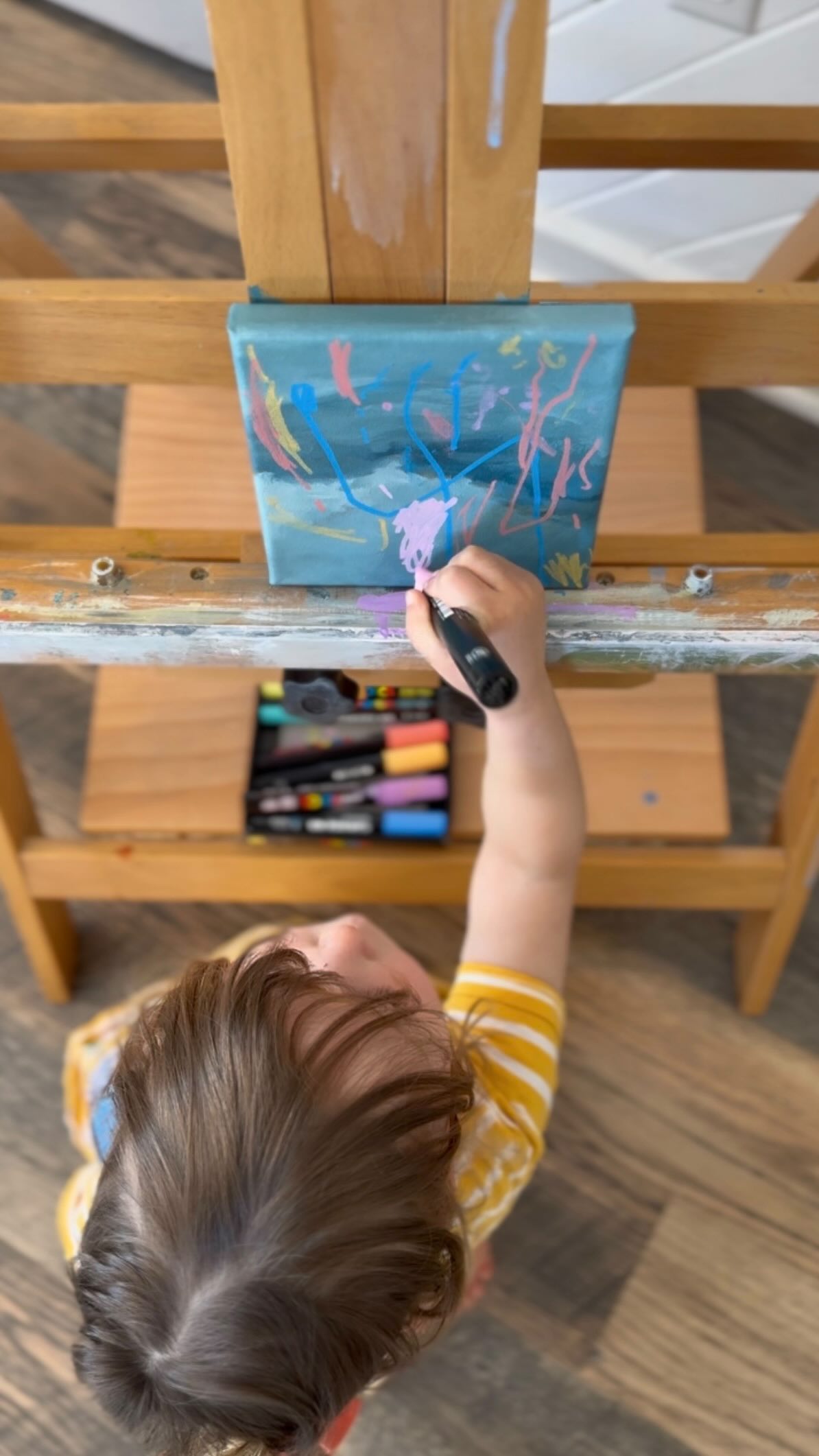 No trending audio, just vibes 🖍️ S and I have been busy collaborating in the studio this week, and we can’t wait to share some newly completed storms!