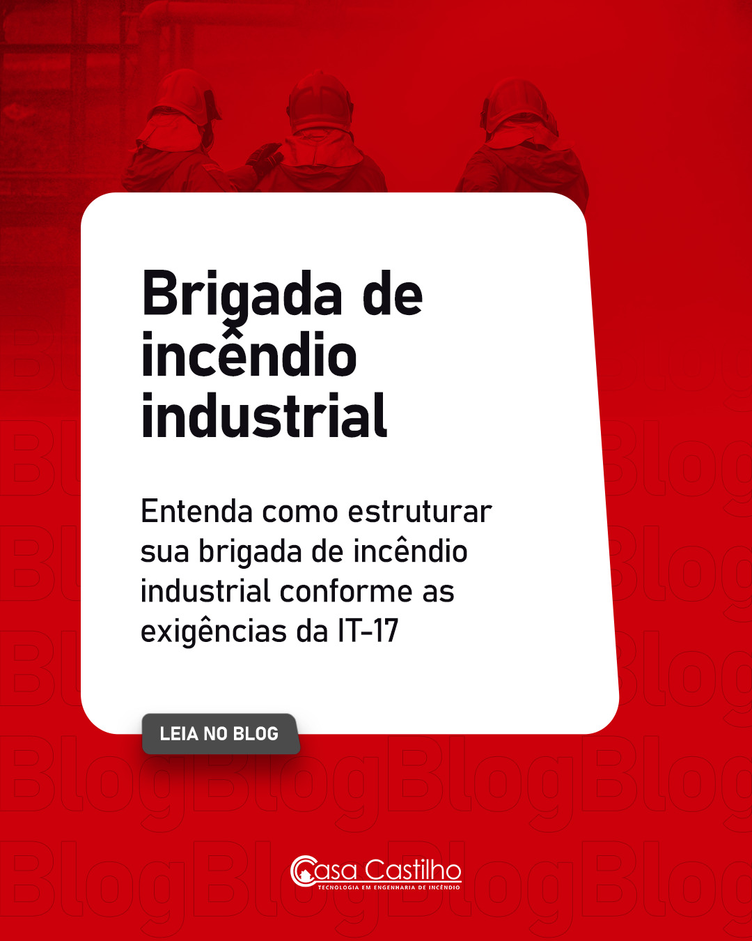 No cenário das operações fabris e logísticas, a brigada de incêndio industrial é frequentemente reduzida a uma obrigatoriedade para a obtenção do AVCB. No entanto, essa visão simplista ignora que a brigada é, tecnicamente, o componente mais crítico do sistema de proteção ativa de uma planta.
No novo artigo que publicamos no blog explicamos como estruturar sua brigada de incêndio industrial conforme a IT-17 e evitar o superdimensionamento e garanta a prontidão operacional da sua planta. Leia agora: link na bio!