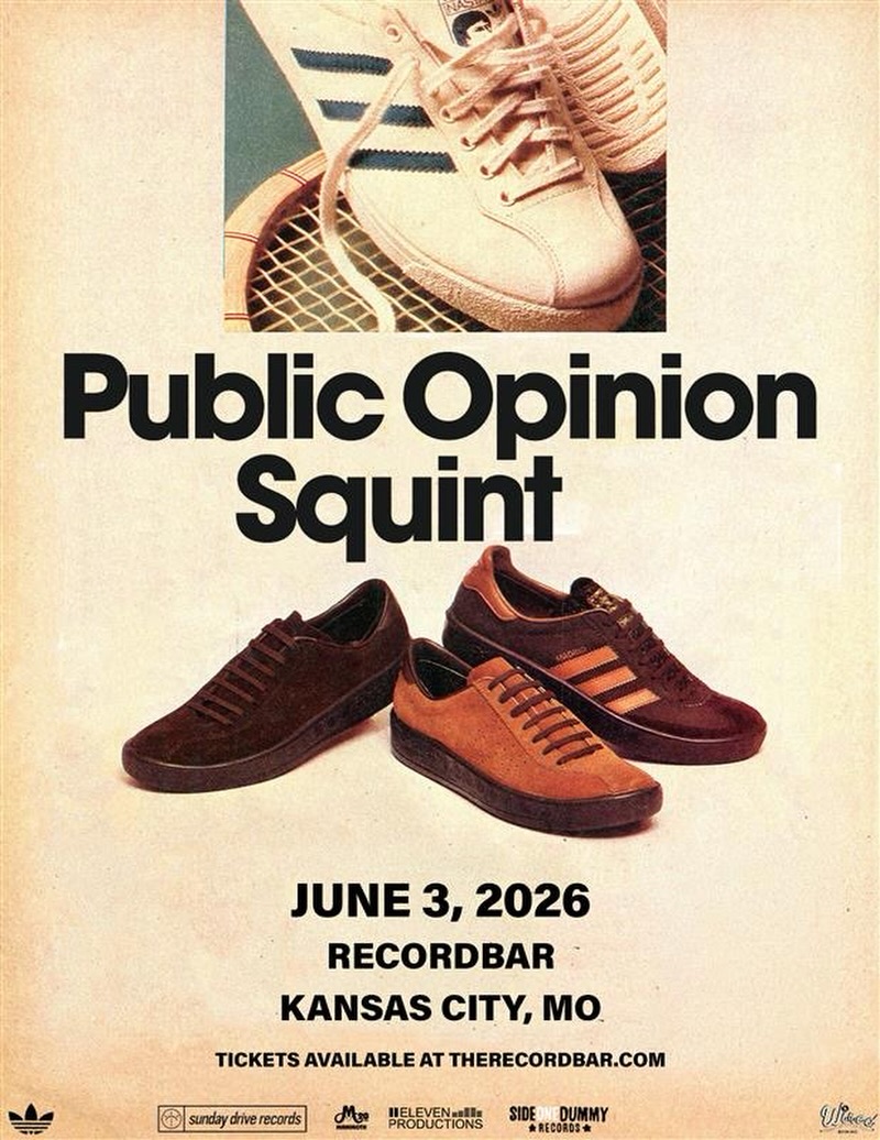 Just Announced: @publicopinionfc and @squintstl at @recordbar on June 3rd! Tickets are on sale now on Ticketmaster.