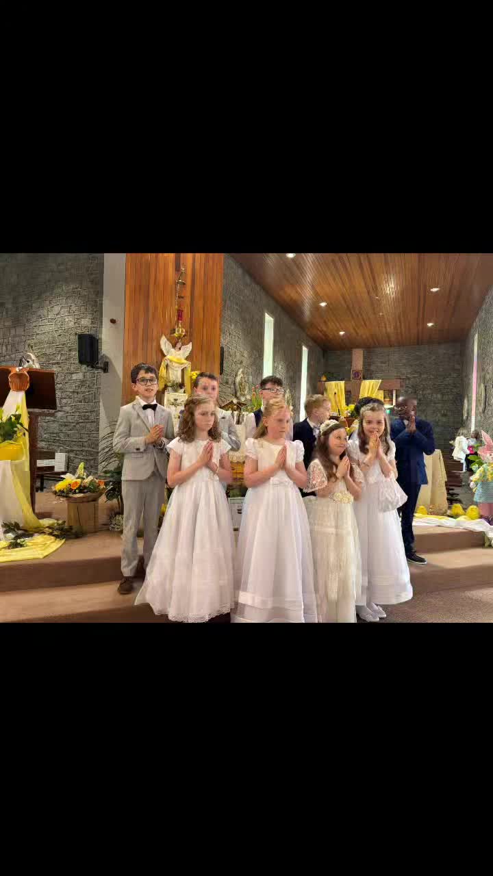 Congratulations to all those who made their First Holy Communion today!