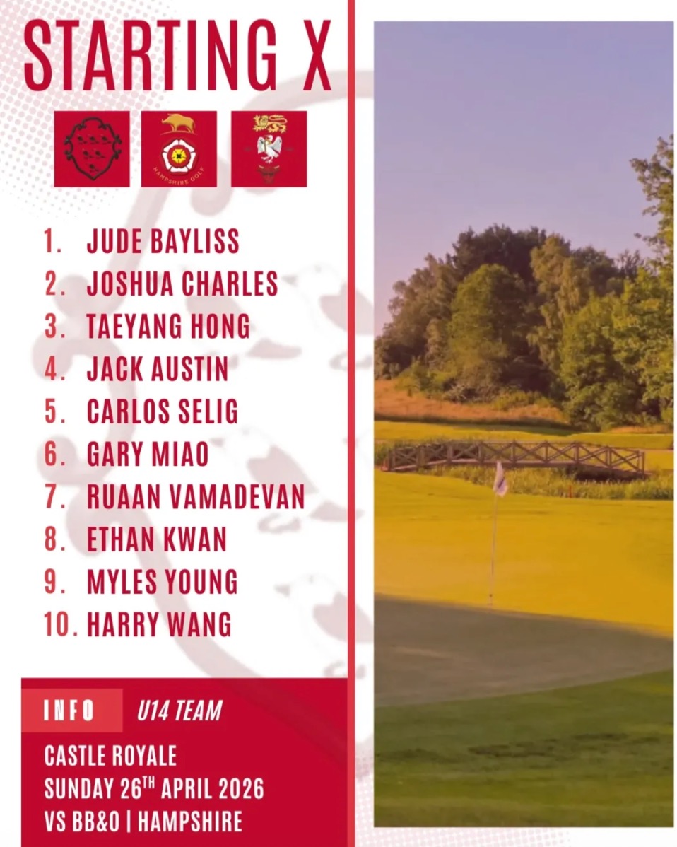 Best of luck to the three Surbiton Juniors playing for Surrey U14 team taking on @bbo_golf and @hampshiregolf tomorrow at @castle_royle! #surreygolfclub #surreyjuniorgolf #proudgolfclub #surreygolf #surreyjuniors