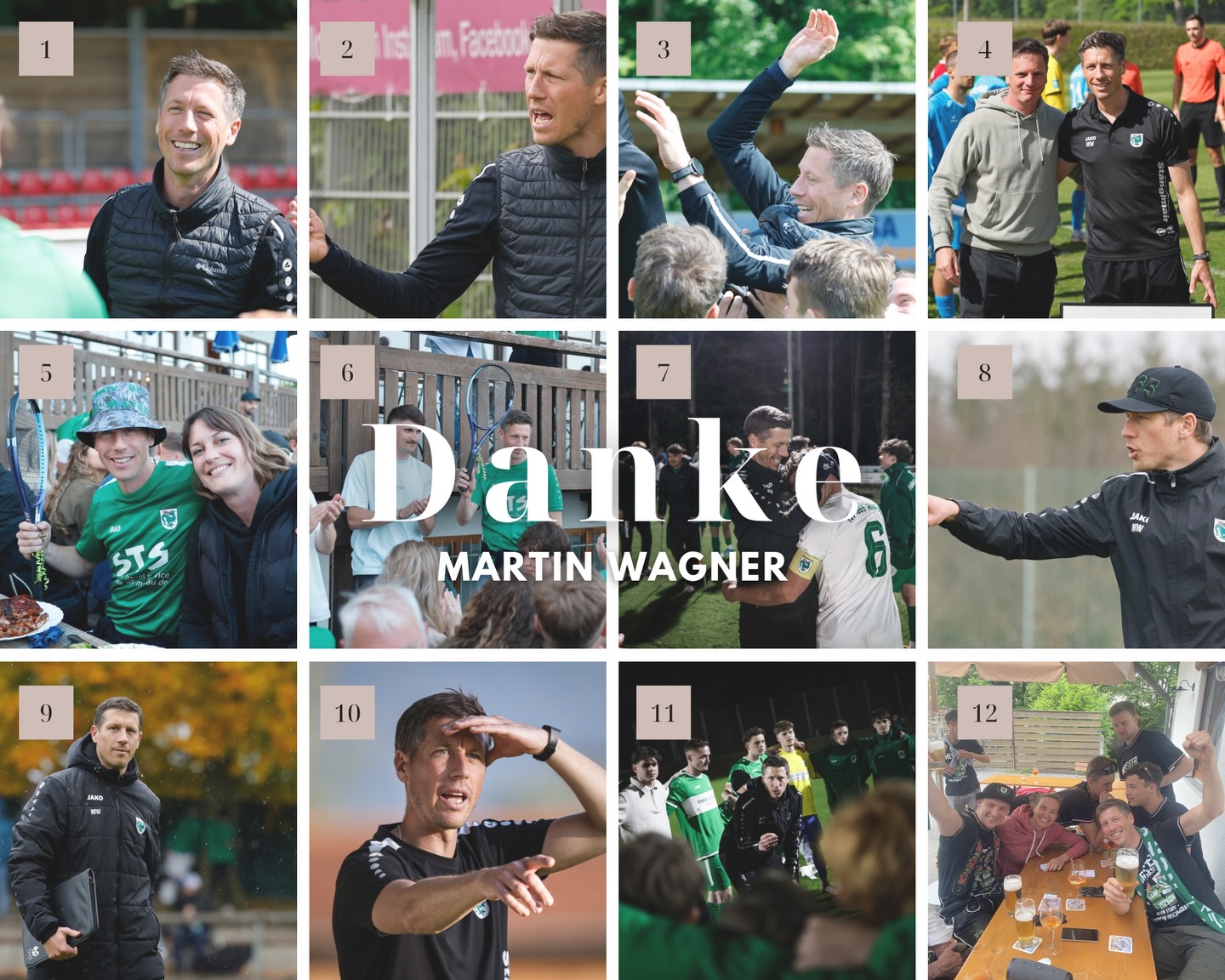 Danke Coach!❗️🥲
Letzten Samstag war es dann so weit, unser Coach Martin Wagner hat sein letztes Spiel an der Seitenlinie für uns gemacht. Wir wollen uns herzlich für das Engagement und das Herzblut bedanken, was du die letzten Jahre in unseren Verein und die Mannschaft gesteckt hast! 🔥💚
Wir blicken auf den Aufstieg in die Landesliga zurück, auf unfassbar Starke Leistungen in den letzten beiden Saisons und viele unbezahlbare Momente. Wir hoffen die Wege kreuzen sich noch so oft wie möglich und die Jungs sind dir unendlich Dankbar! Einmal Drache, immer Drache 🐉
#Abschied #Coach #Murnau #Edid #Danke