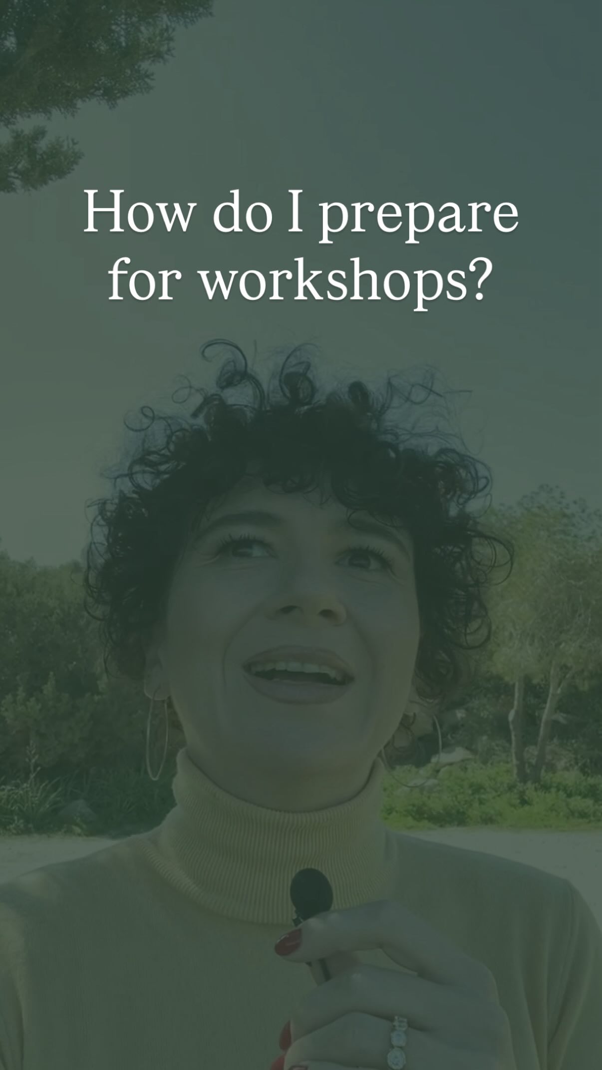 How I prepare for facilitating a workshop and a warm invite to join us this Saturday 🥰