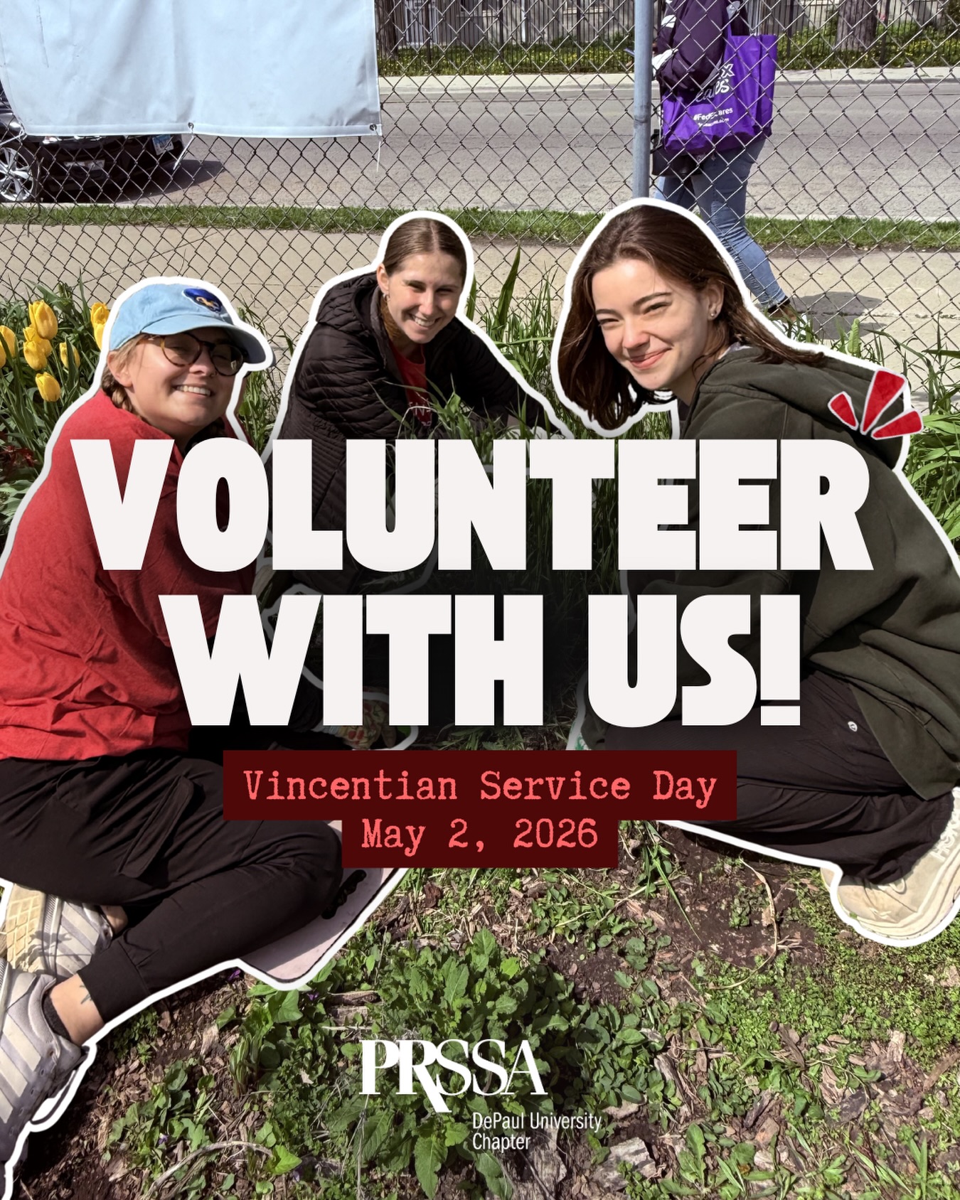 Come volunteer with DePaul PRSSA this Vincentian Service Day, Saturday, May 2, 2026, and make a meaningful impact in our community! 💙
Join us as we partner with a Chicago-based organization to give back and support those in need, while connecting with others in our DePaul community who share a passion for service. 💫
Interested in volunteering with our team? RSVP via the link in our bio to join our service group. The event runs from 8:45 AM to about 1:30 PM and includes lunch.
