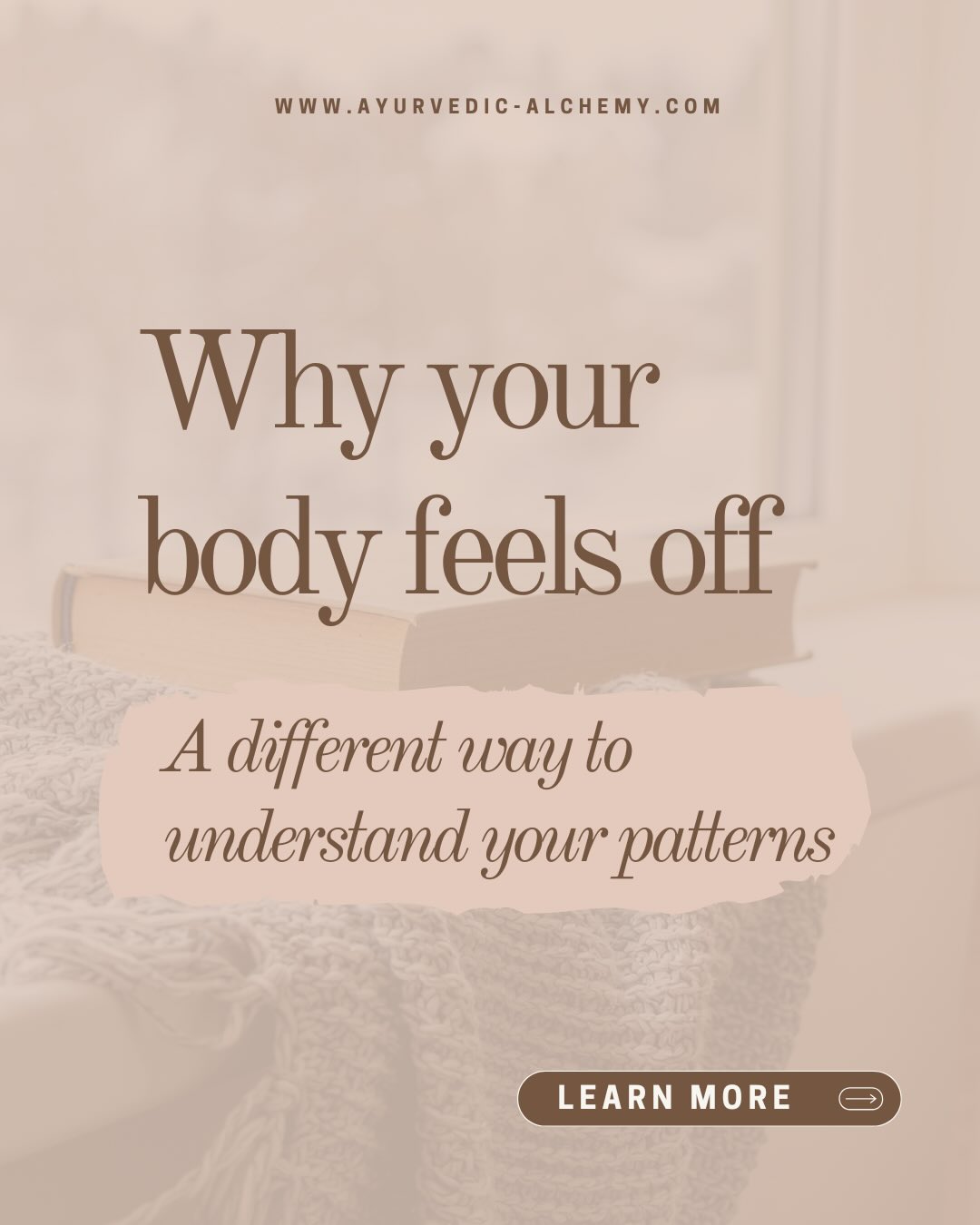 Most people don’t realize how much their body is actually telling them
Things like:
inconsistent digestion
trouble sleeping
feeling wired or exhausted
skin changes
…usually aren’t random
In Ayurveda, these are patterns
And instead of trying to fix each thing individually
we step back and look at what’s causing them to repeat
Addressing the root cause is how true healing happens