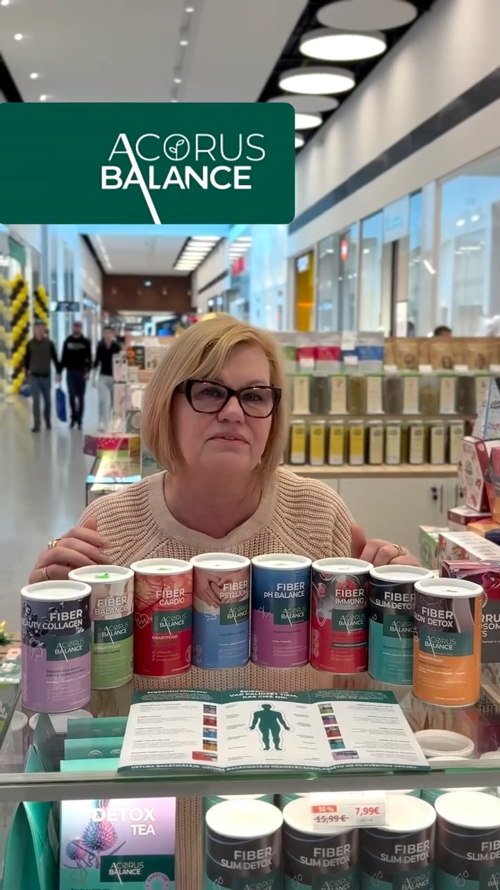 Izvēlies sev piemērotāko šķiedrvielas kompleksu! 🌱
Vairāk produktus - mūsu mājaslapā acorusbalance.lv un veikalā Akropole Rīgā (Latgales iela 257, C ieeja)
#acorusbalance #uzturabagātinātājs #fiber #šķiedrvielas #zarnuveselība