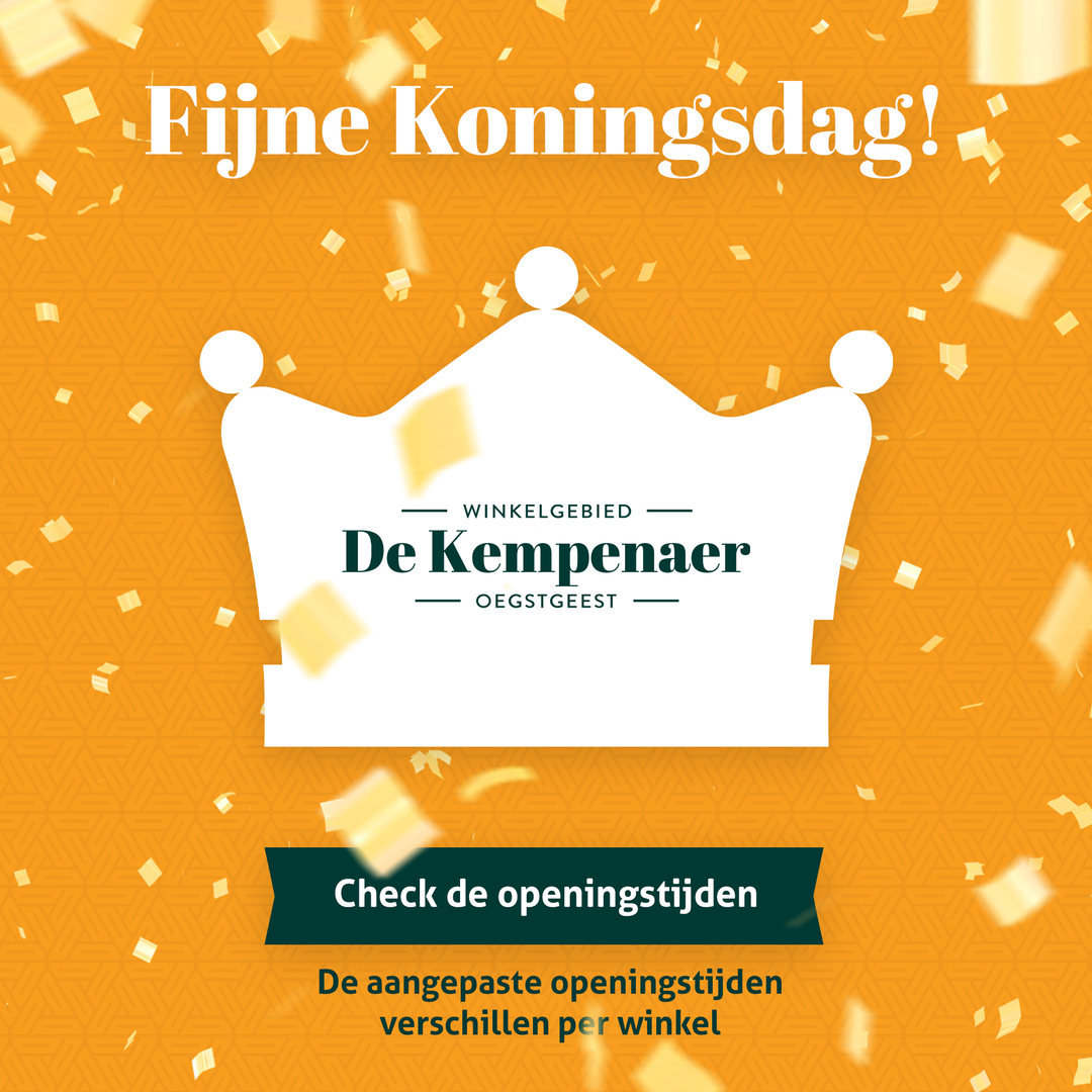 🧡 🇳🇱 Fijne Koningsdag!
Vandaag kleurt ons land oranje en vieren we overal feest! Check de openingstijden van jouw favoriete winkel.
#koningsdag #oranje #winkelgebied #dekempenaer #shoppen #winkelen #genieten #gezelligheid #shoplocal #bollenstreek #oegstgeest