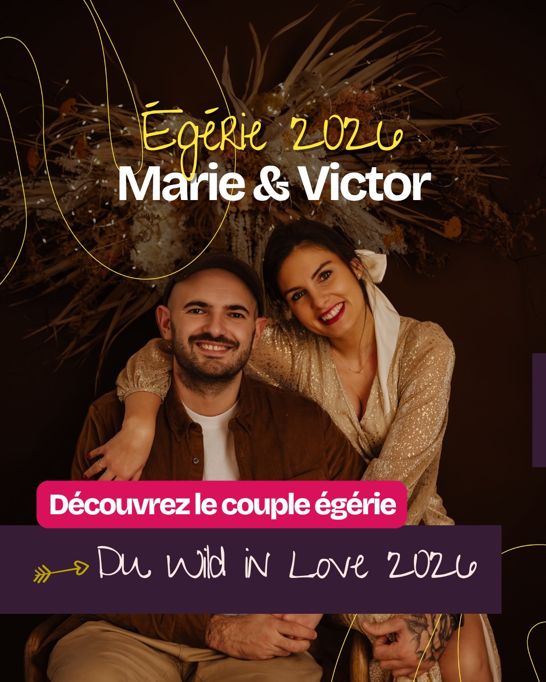 Marie & Victor, c’est notre couple égérie pour le Wild In Love festival 2026 et on est super heureuses de pouvoir enfin vous les présenter !
Marie et Victor incarnent pleinement l’énergie du Wild !
Un couple sincère, complice, qui vit chaque moment de la vie pleinement.
@lesreveriesdemarie
Le genre d’énergie qui nous touche… Et qui ressemble à ce qu’on aime faire vivre aux futurs mariés depuis 10 ans : l’Amour Bordel !
Tague la personne avec qui tu te maries bientôt !
📸 @unesecondedamour (photo 1,5 & 7)
#couplegoals❤️ #alsacefrance #mariage2026 #festivaloflove #salondumariage