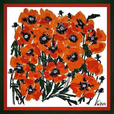 “Poppies” from the Renaissance Collection by Vera - limited to 250.
Purchase online and in-store today!
#Poppies #ShopLocal #VeraNeumann #SilkScarf #Art