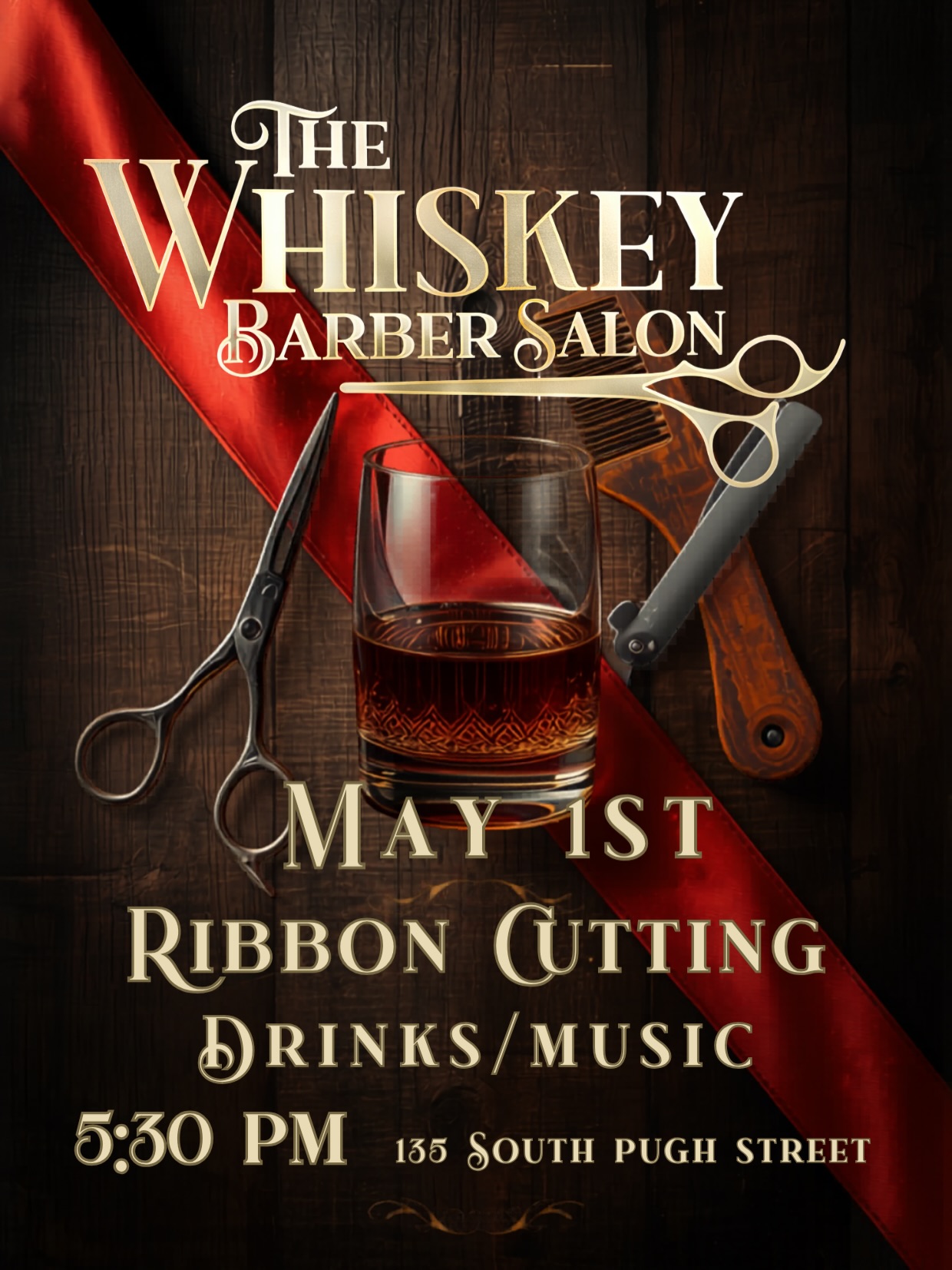 Friday, May 1st @ 5:30 p.m. @bradfey & I are playing music to celebrate @mrstanyacampbell opening her own FRICKIN’ SALON: @thewhiskeybarbersalonllc 💇🏼💇🏼♀️💈🎀💇♂️✂️
It’s free so stop on by to celebrate: 135 S Pugh St, State College, PA 16801 (across from Halal Cart lol)
• The Whiskey Barber Salon, LLC •