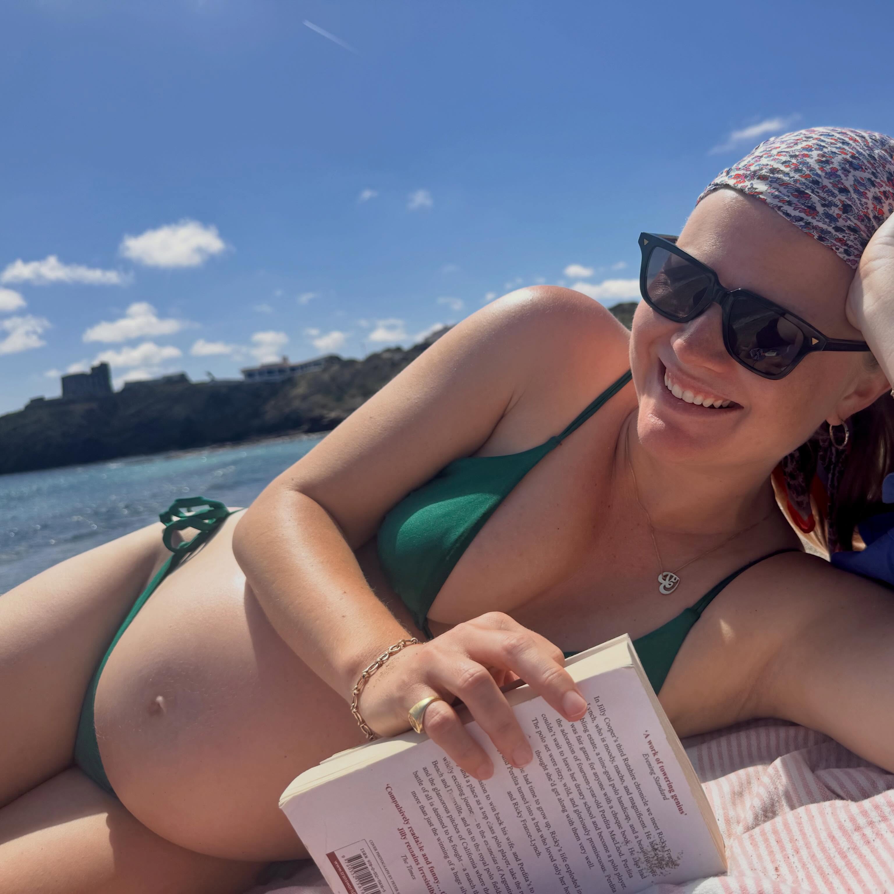 32 weeks! π Letβs hope he loves the beach tooβ¦