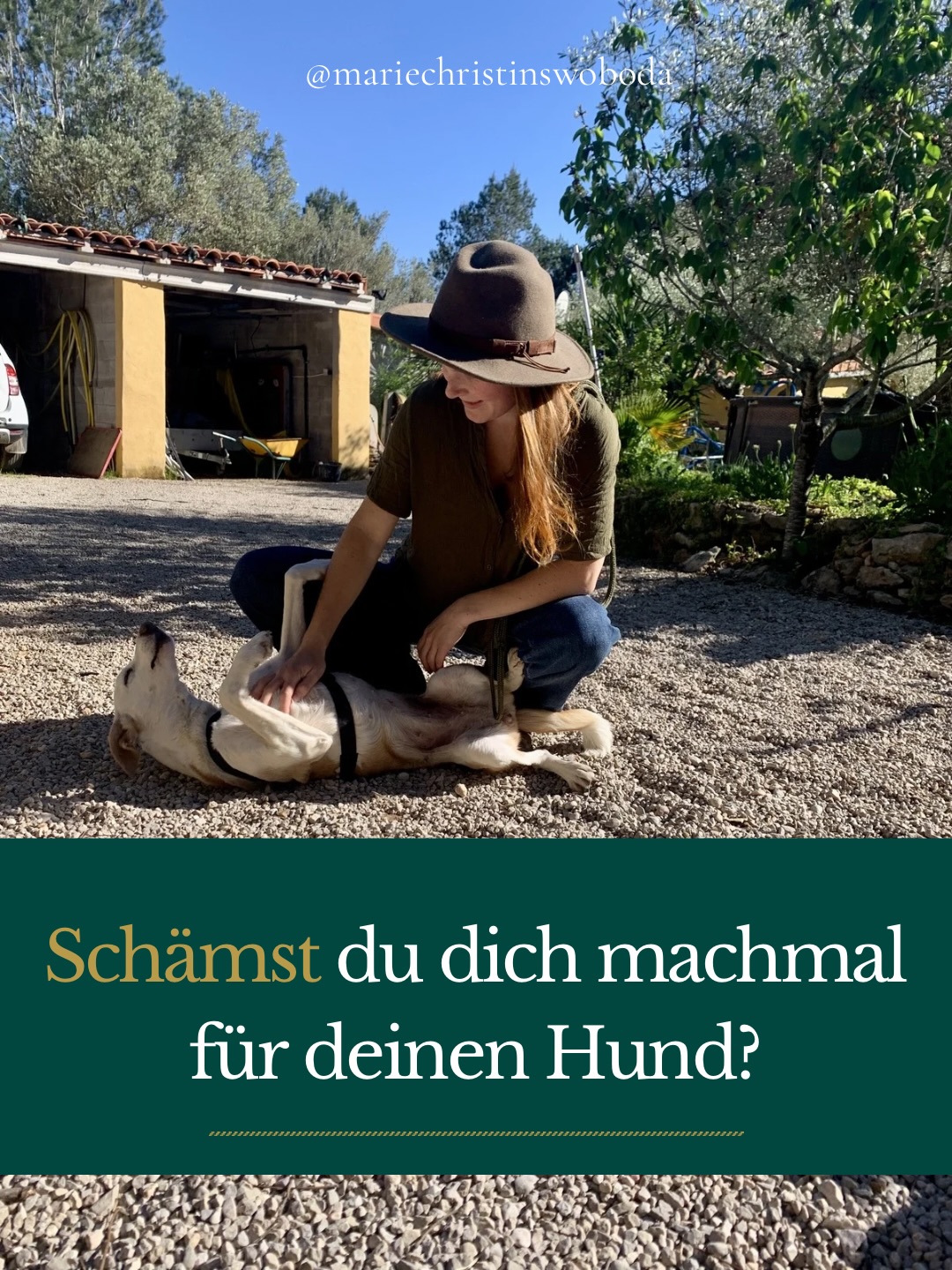 Manchmal hilft es, Dinge erst einmal in Ruhe einzuordnen.
Fast ein bisschen wie früher die Selbsttests in der Bravo, nur mit mehr Tiefe und einem ehrlichen Blick darauf, was zwischen dir und deinem Hund gerade mitschwingt.
Du beantwortest ein paar Fragen und bekommst eine erste Einschätzung, wo ihr gerade steht.
Wenn du magst: Kommentiere CHECK und ich schicke ihn dir.
#hundmenschbeziehung #lebenmithund #traumasensiblescoaching #beziehungstatthundetraining #nervensystem
Hundebeziehung
Überforderung mit Hund
Hundebegegnungen Stress
Beziehung statt Training
Nervensystem Hund Mensch