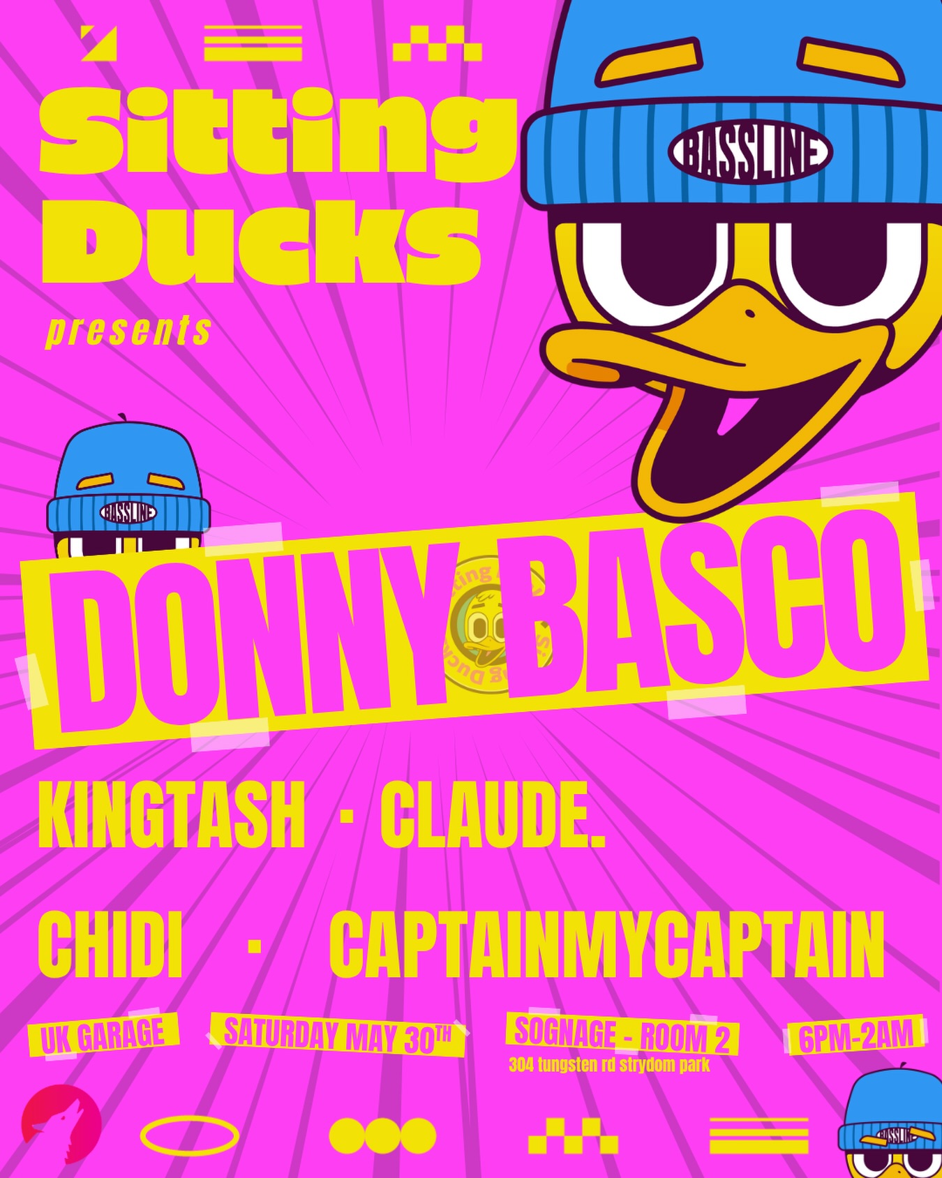 A brand new rave; and a brand new genre party for Sognage!
We are so excited to welcome our amazing homies from @followthesittingducks for their debut event!
They’ve poured their heart and soul into this one, and we absolutely can’t wait to welcome this new chapter!
UKG AT SOGNAGE ON THE REGULAR 🔥🔥🔥
Link in bio 🦆🦆🦆