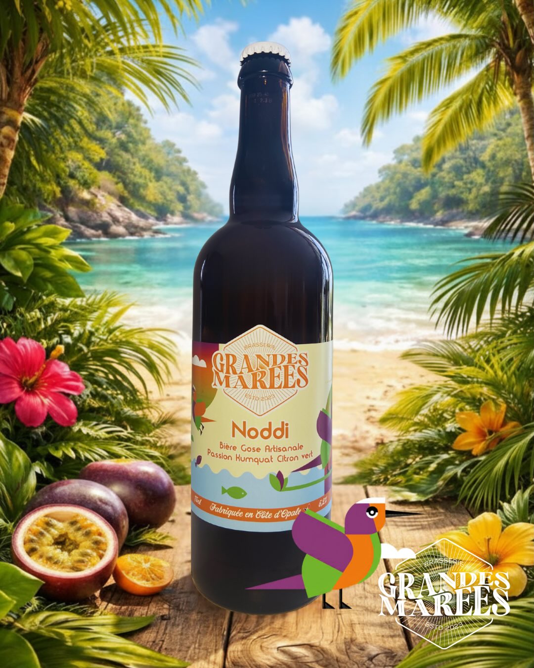 🌊 Nouveau Brassin Éphémère 🌊🧡
Noddi : Gose aux fruits de la passion, Kumquat et Citron vert 🍋🟩
Type : Gose
Alcool : 5,2%
👀 Couleur : Doré
👃🏼Nez : Agrume, Fruits tropicaux
👅Goût : Acidulée, fruitée ; en fin de bouché légère amertume du Kumquat et goût iodé.
A découvrir dés maintenant à la brasserie et chez nos revendeurs !
#noddi #gose #brassinephemere #passion #kumquat
