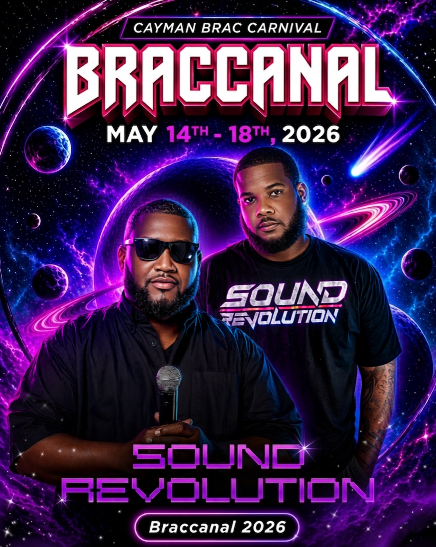 Feel the energy. Embrace the vibe. 🚀✨
Get ready for an intergalactic experience with @soundrevolution345 bringing pure vibes and unforgettable moments 🎶💫
This isn’t just a party… it’s a whole movement 🌌